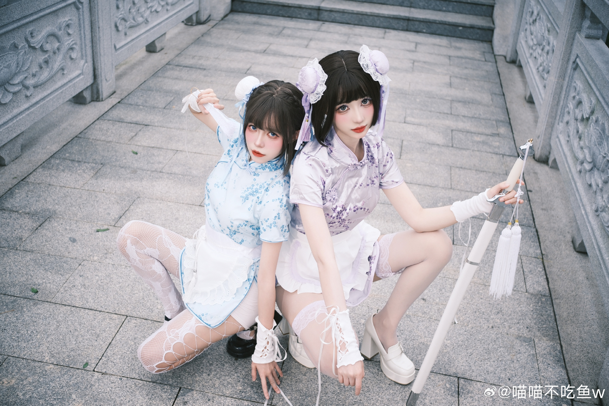 中华娘穿搭 师姐带我下山🗡️@喵喵不吃鱼w 摄影-第3张