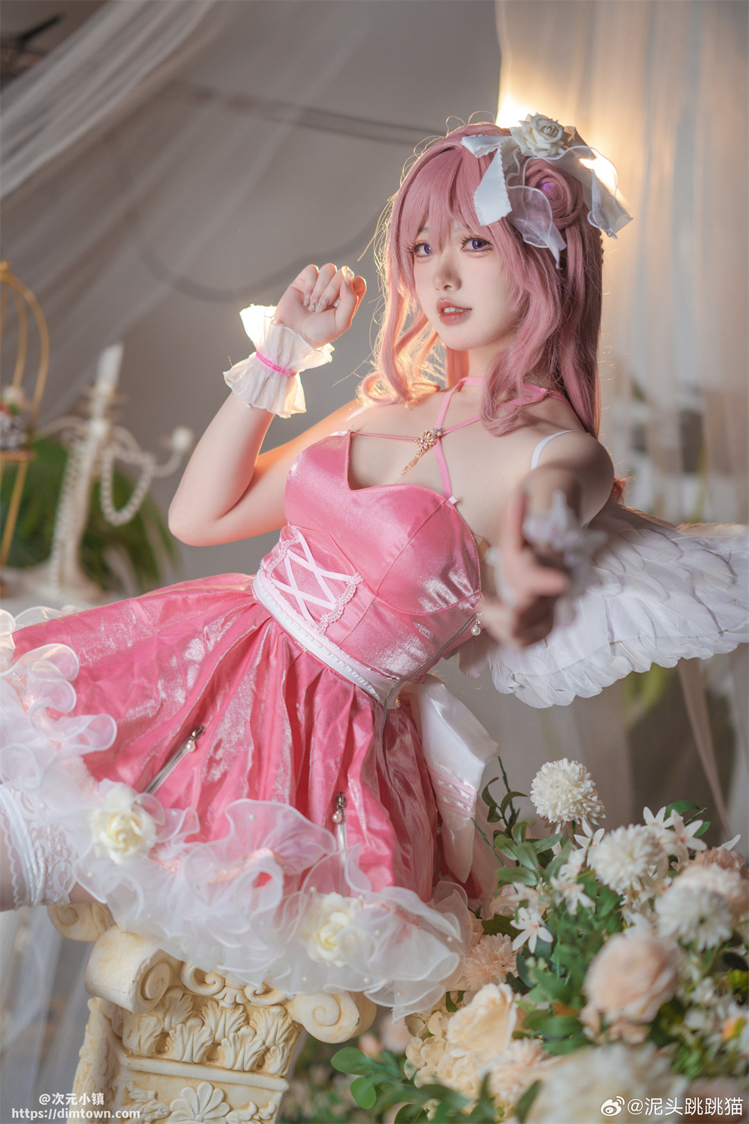 COSPLAY Nikke 桃乐丝·黎明派对@泥头跳跳猫 COSPLAY-第1张