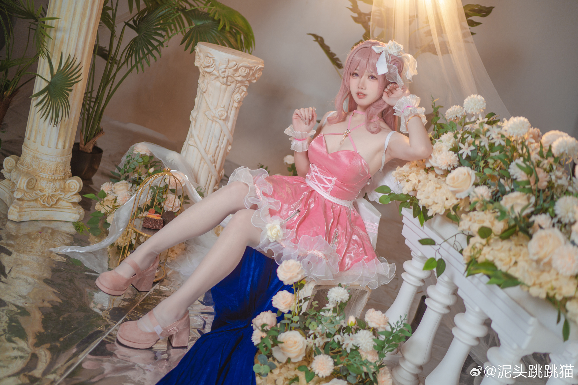COSPLAY Nikke 桃乐丝·黎明派对@泥头跳跳猫 COSPLAY-第7张