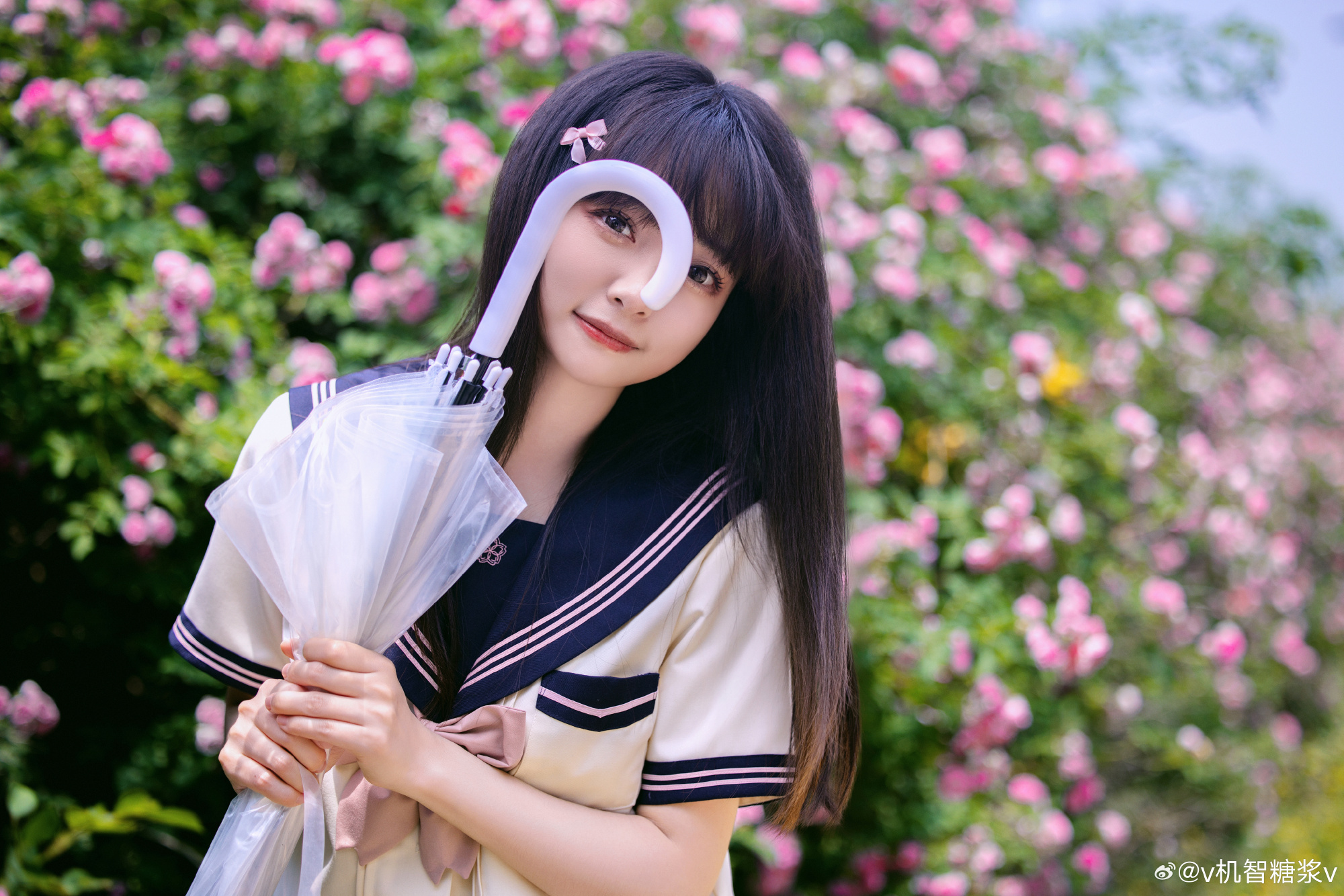 好想看你穿jk的样子 花期很短，但青春很长～@v机智糖浆v JK-第6张