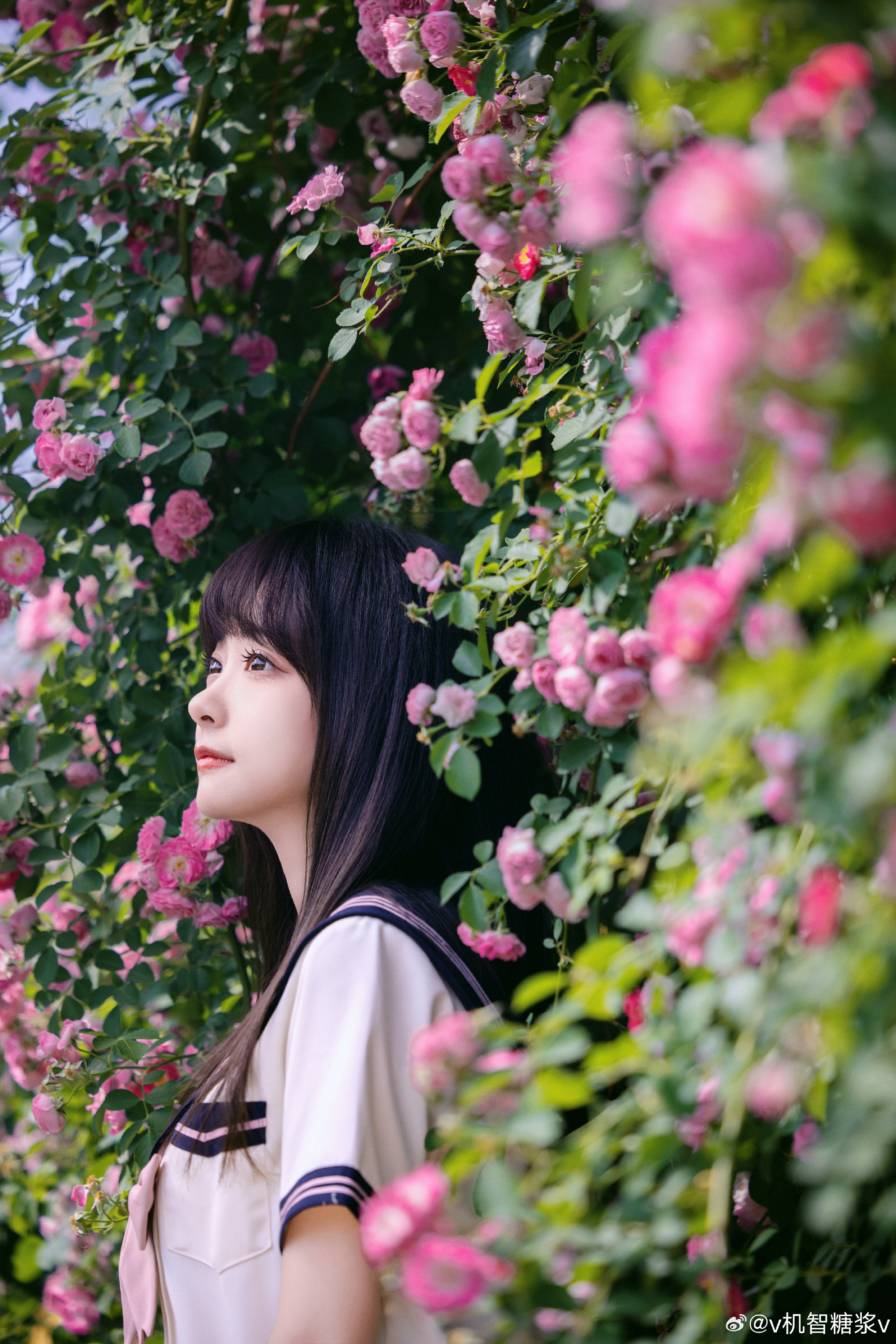 好想看你穿jk的样子 花期很短，但青春很长～@v机智糖浆v JK-第7张
