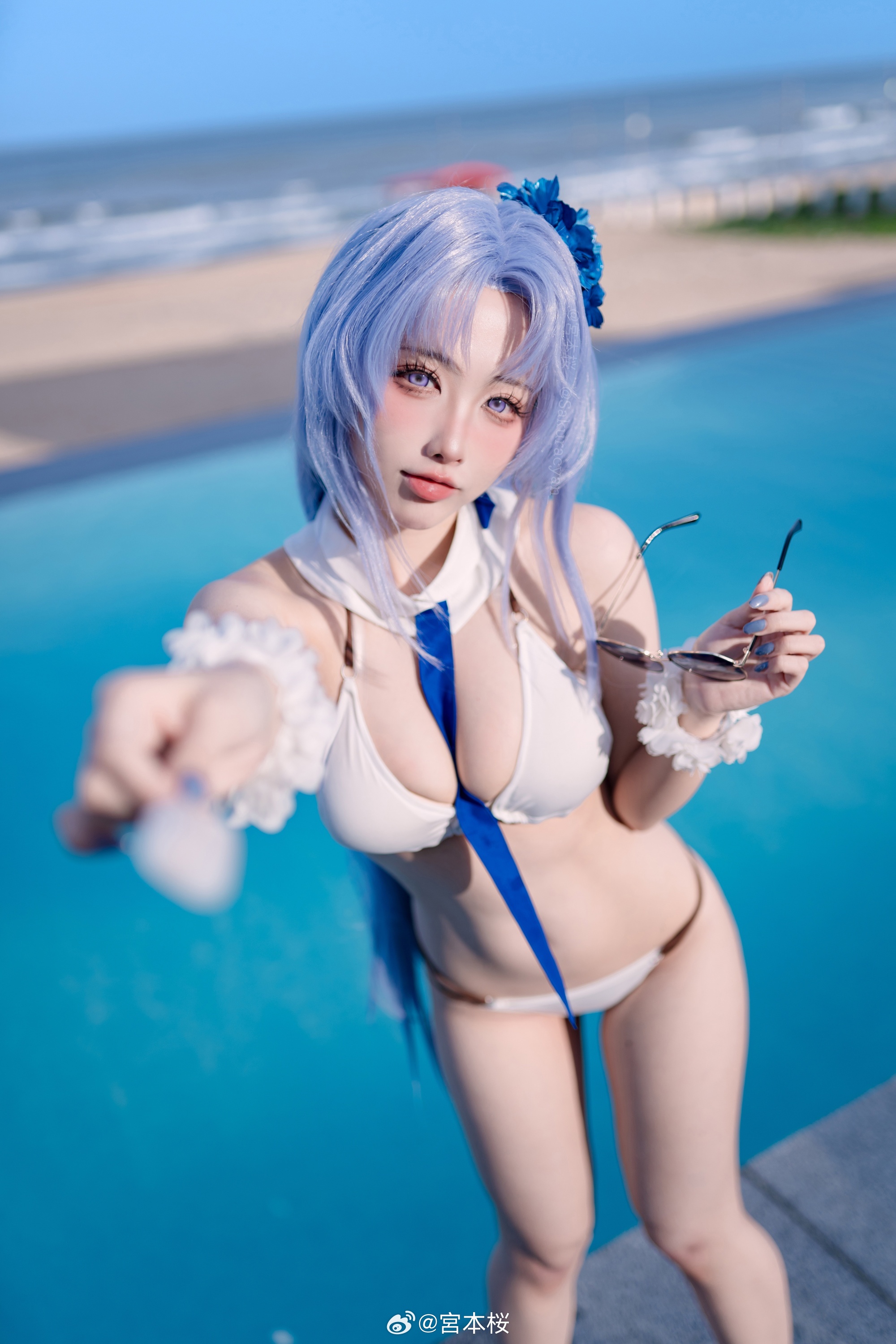 COSPLAY 阿尔萨斯和平时的感觉不太一样……？ 碧蓝航线 阿尔萨斯@宮本桜 COSPLAY-第1张