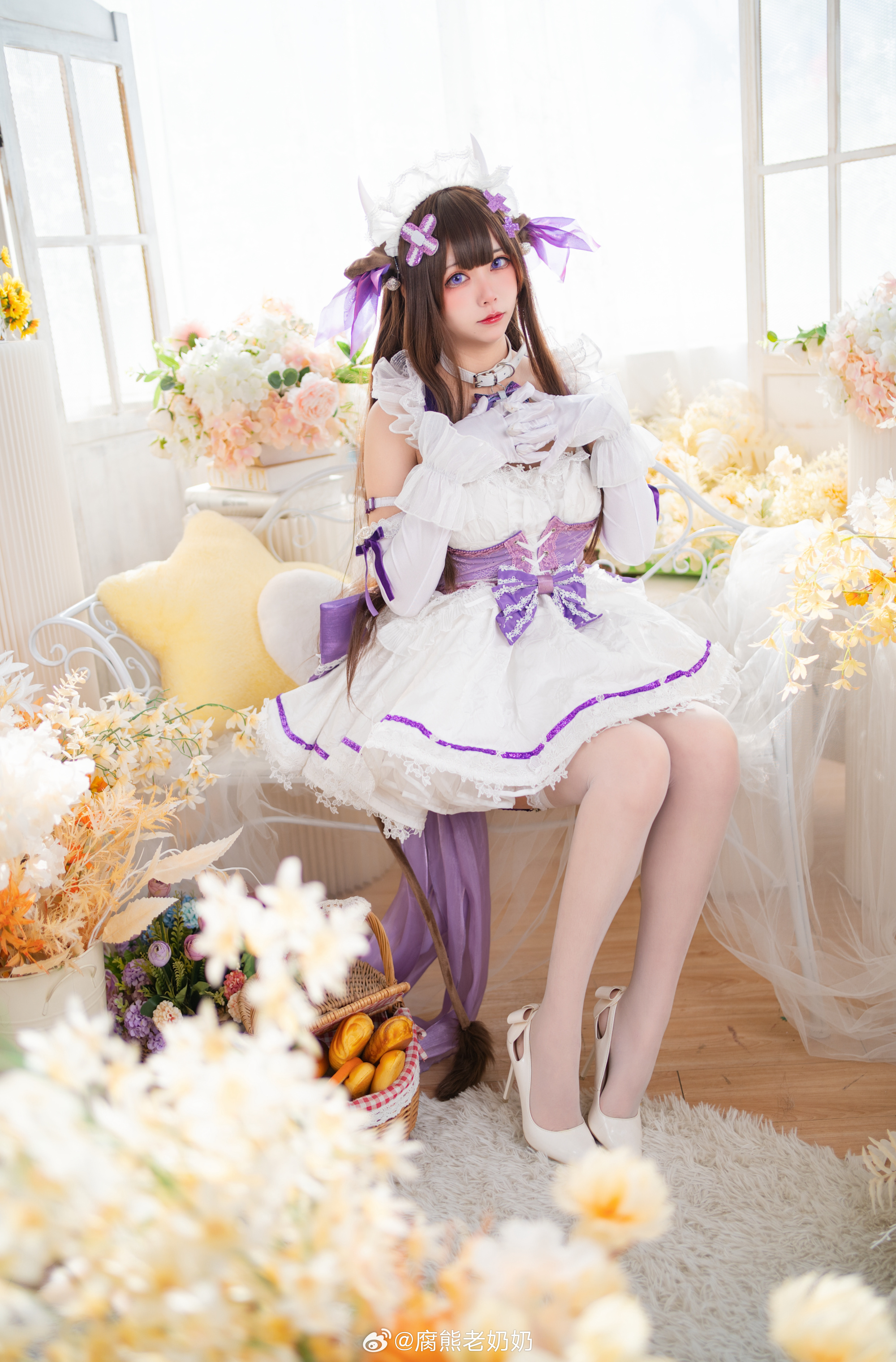 cosplay 是谁的小女仆，赶紧领回家  碧蓝航线 樫野牛牛同人女仆@腐熊老奶奶 COSPLAY-第1张