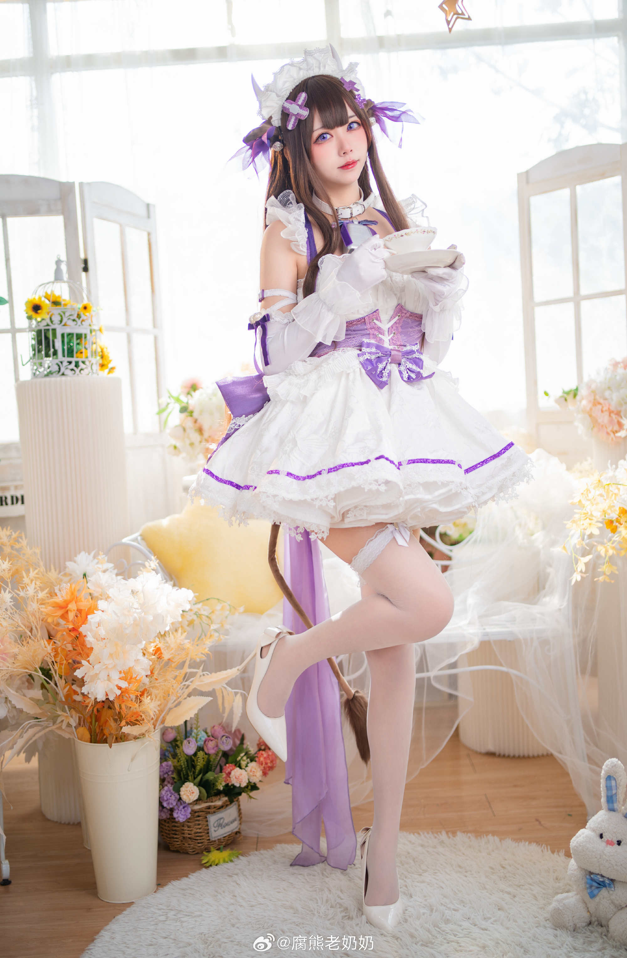 cosplay 是谁的小女仆，赶紧领回家  碧蓝航线 樫野牛牛同人女仆@腐熊老奶奶 COSPLAY-第9张