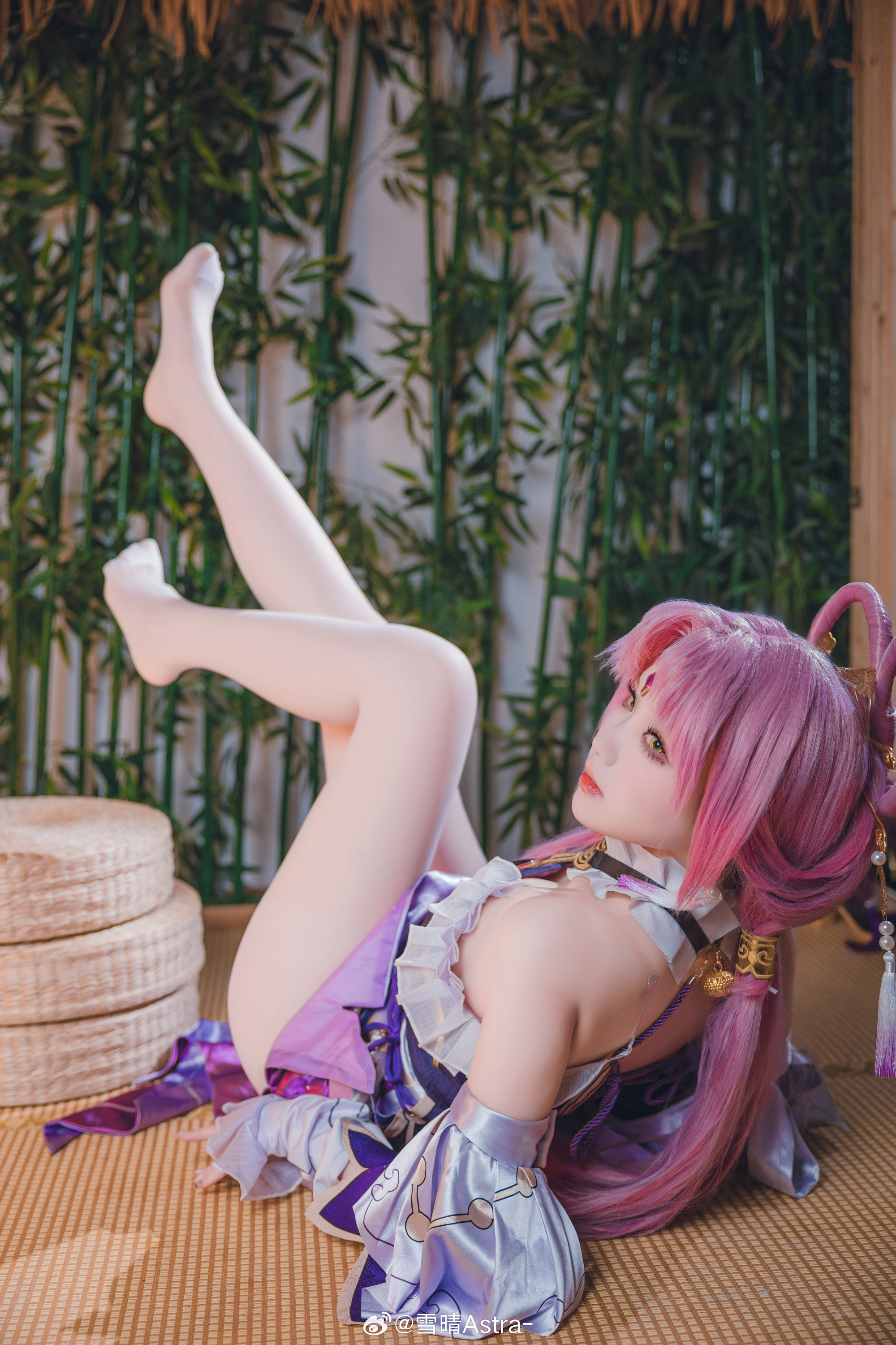 COSPLAY 罗浮太卜司之首，符玄，初次见面…不，该说久见了… 崩坏：星穹铁道@雪晴Astra- COSPLAY-第1张