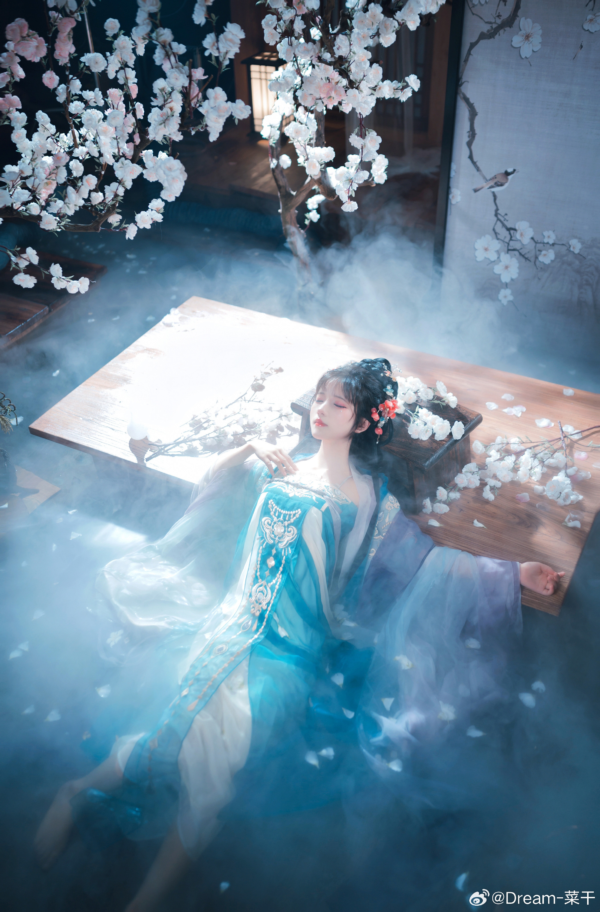 少女写真 汉服 🦋水中花·镜中月@浅九ninth 摄影-第6张