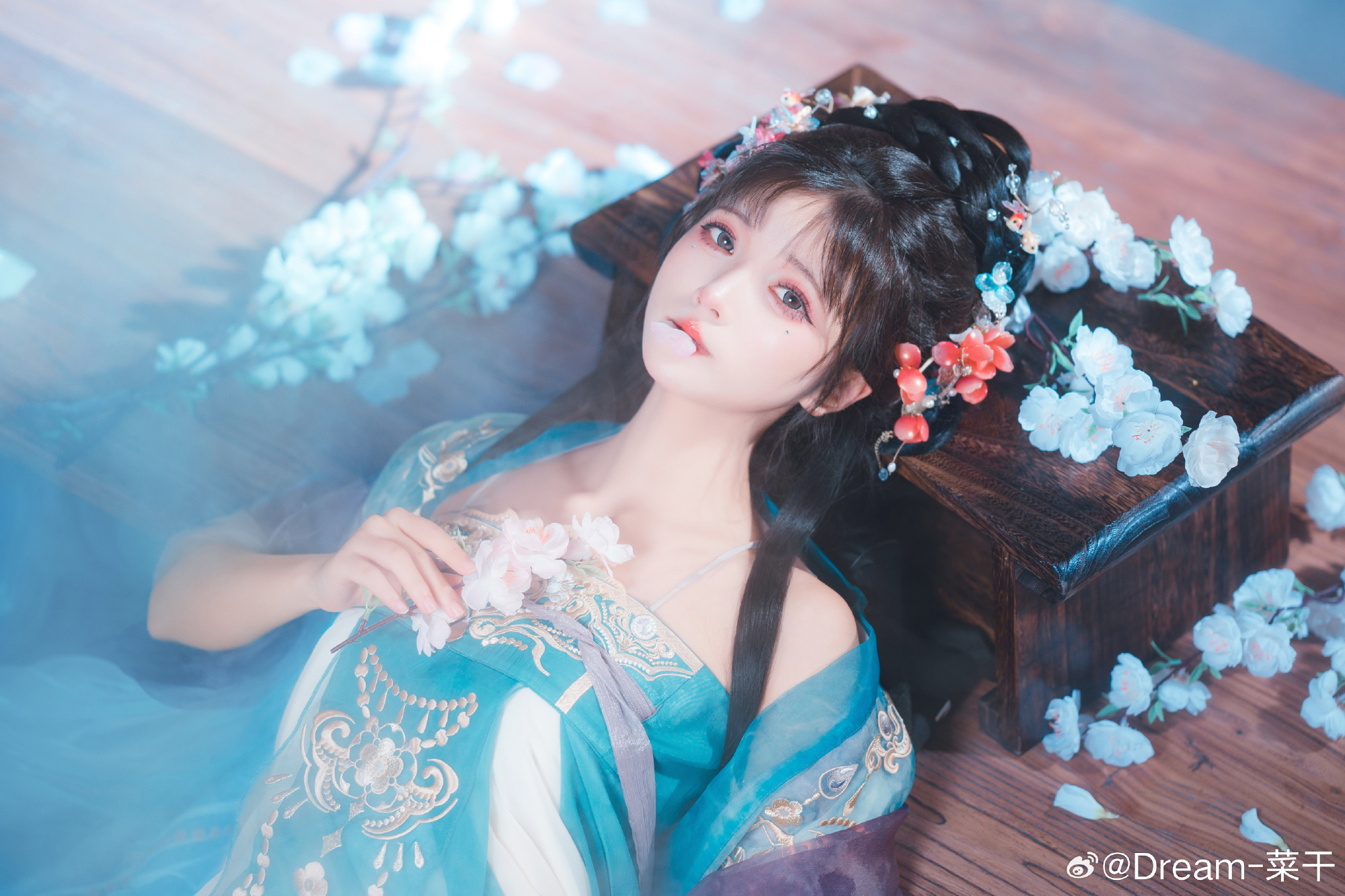 少女写真 汉服 🦋水中花·镜中月@浅九ninth 摄影-第4张