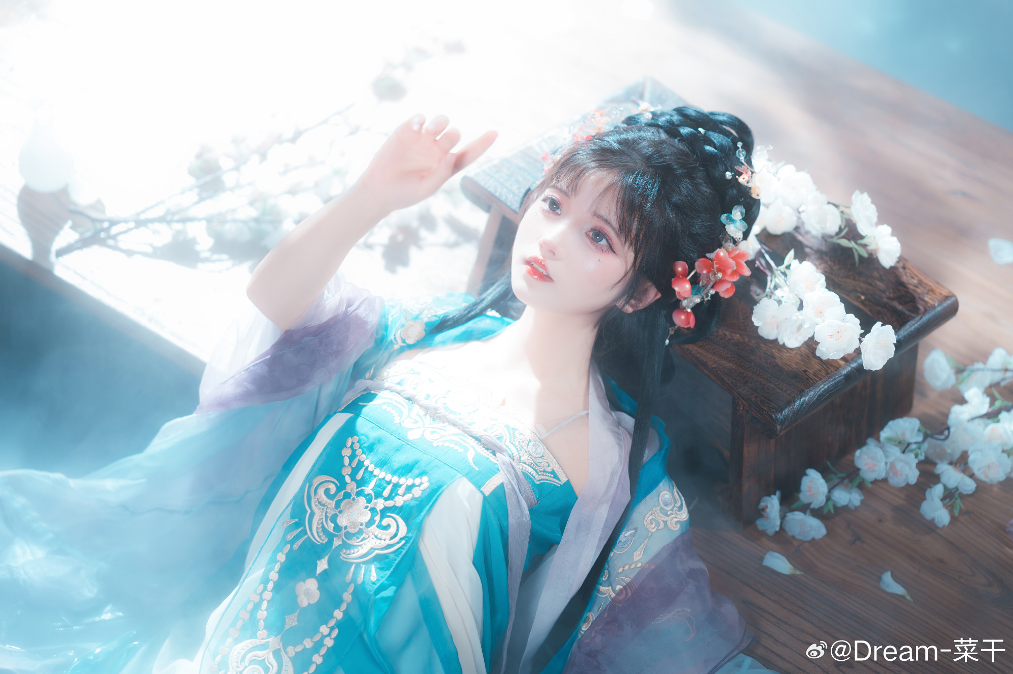 少女写真 汉服 🦋水中花·镜中月@浅九ninth 摄影-第12张
