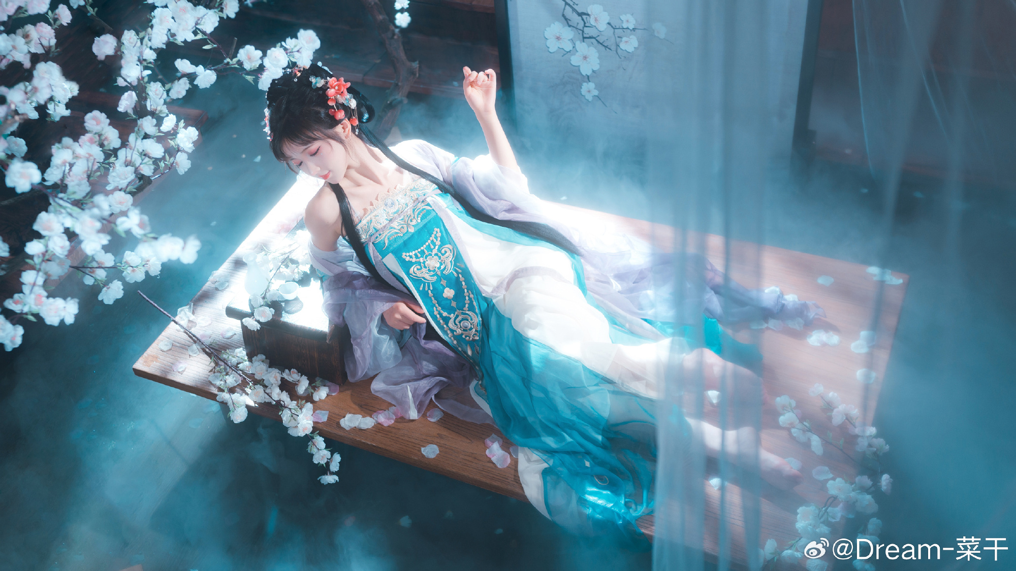 少女写真 汉服 🦋水中花·镜中月@浅九ninth 摄影-第5张