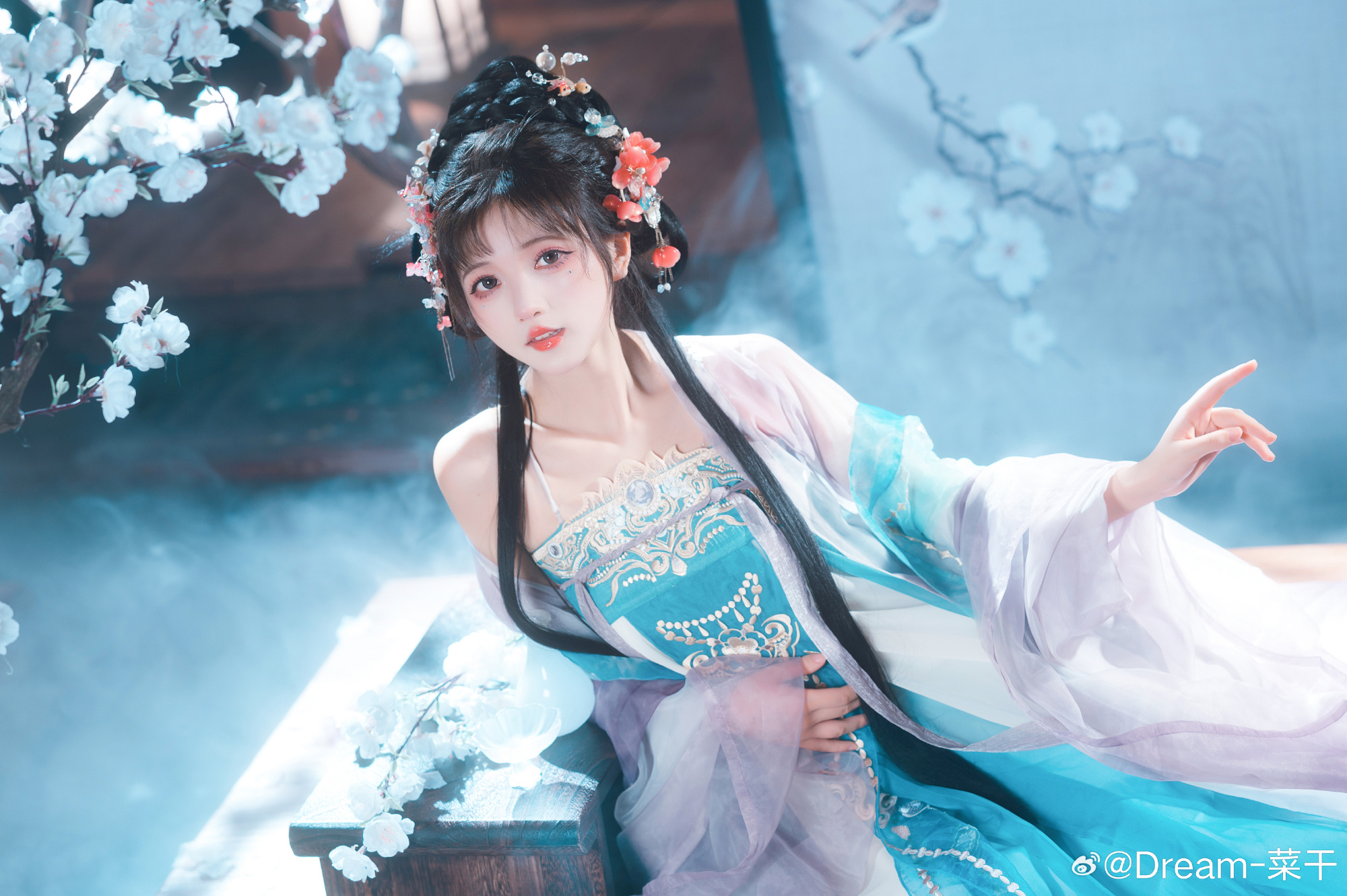 少女写真 汉服 🦋水中花·镜中月@浅九ninth 摄影-第8张
