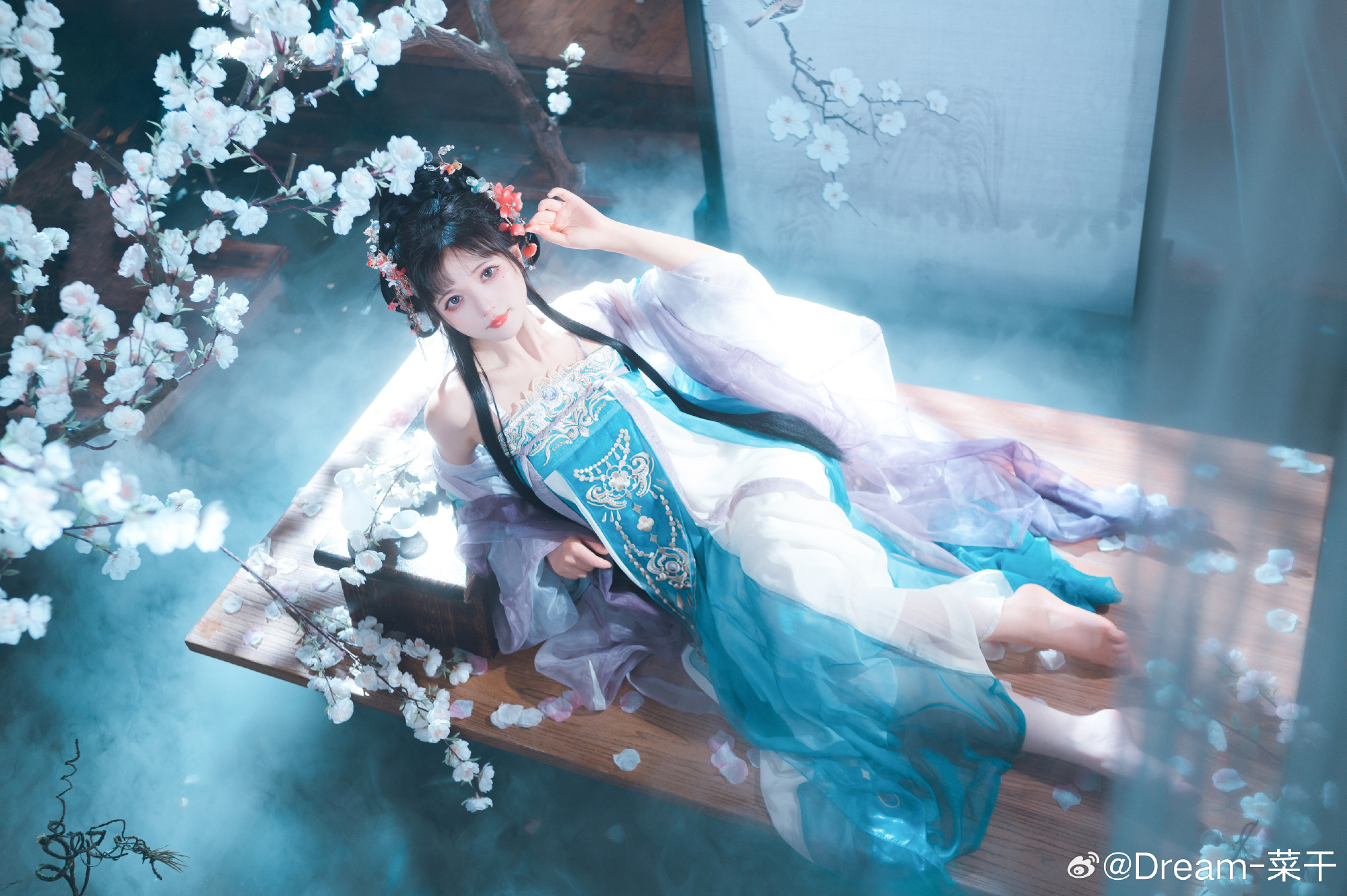 少女写真 汉服 🦋水中花·镜中月@浅九ninth 摄影-第10张