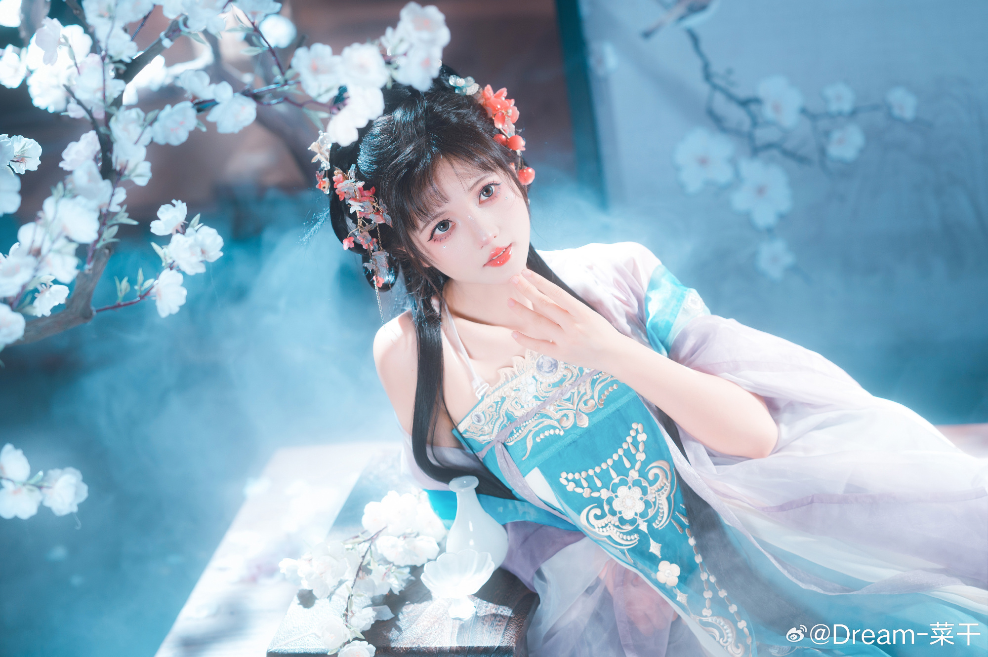 少女写真 汉服 🦋水中花·镜中月@浅九ninth 摄影-第18张