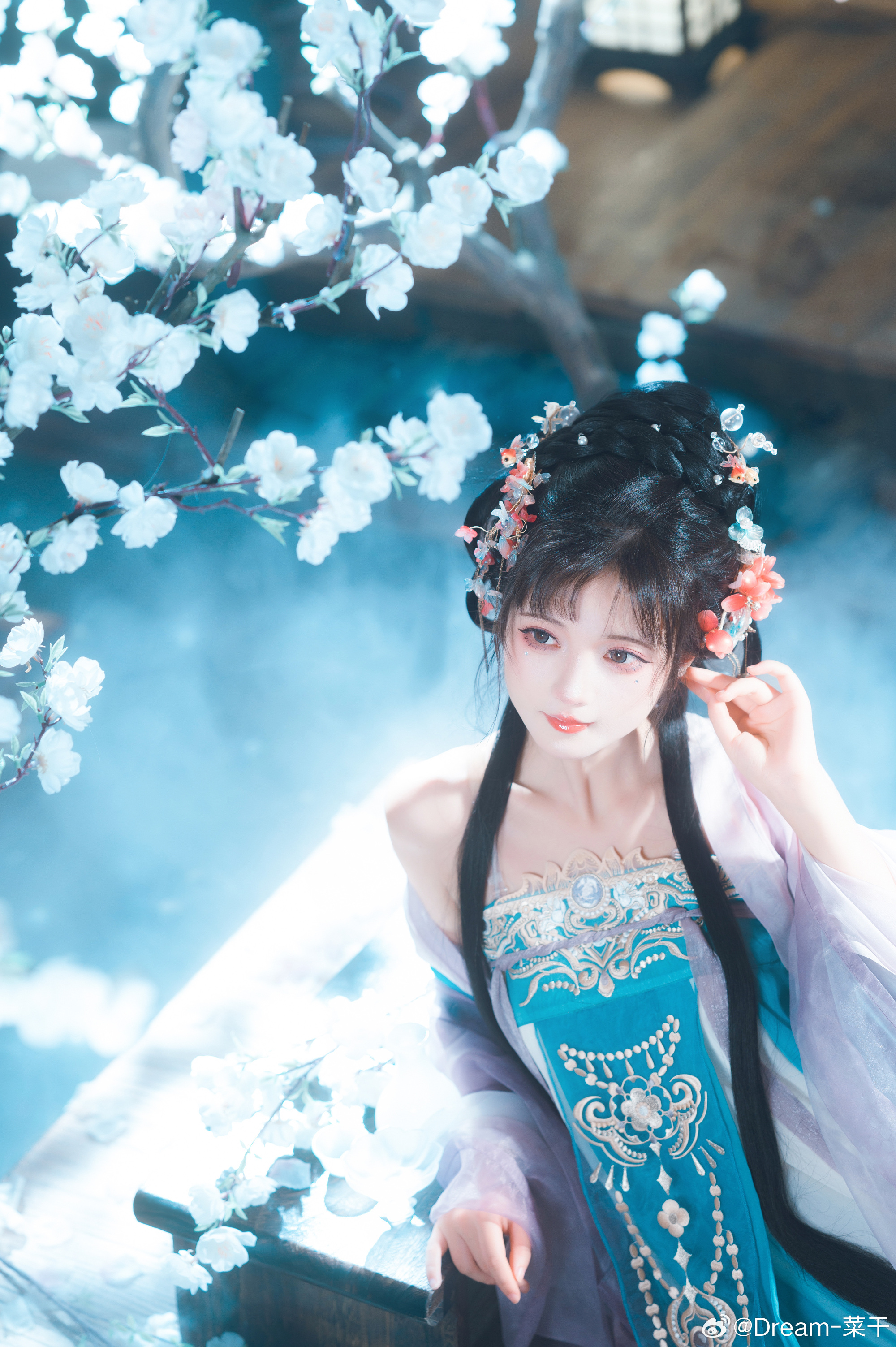 少女写真 汉服 🦋水中花·镜中月@浅九ninth 摄影-第16张