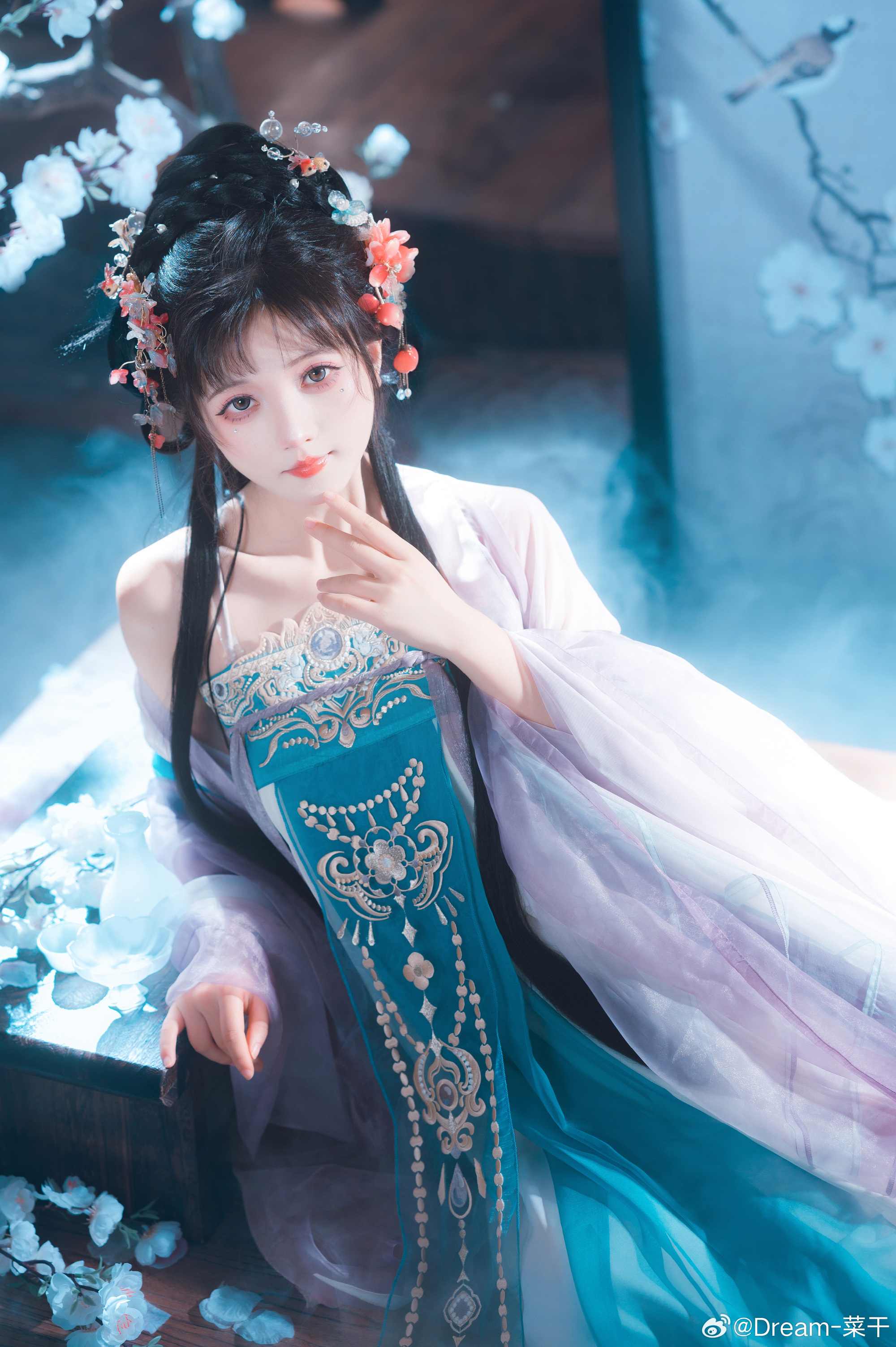 少女写真 汉服 🦋水中花·镜中月@浅九ninth 摄影-第11张