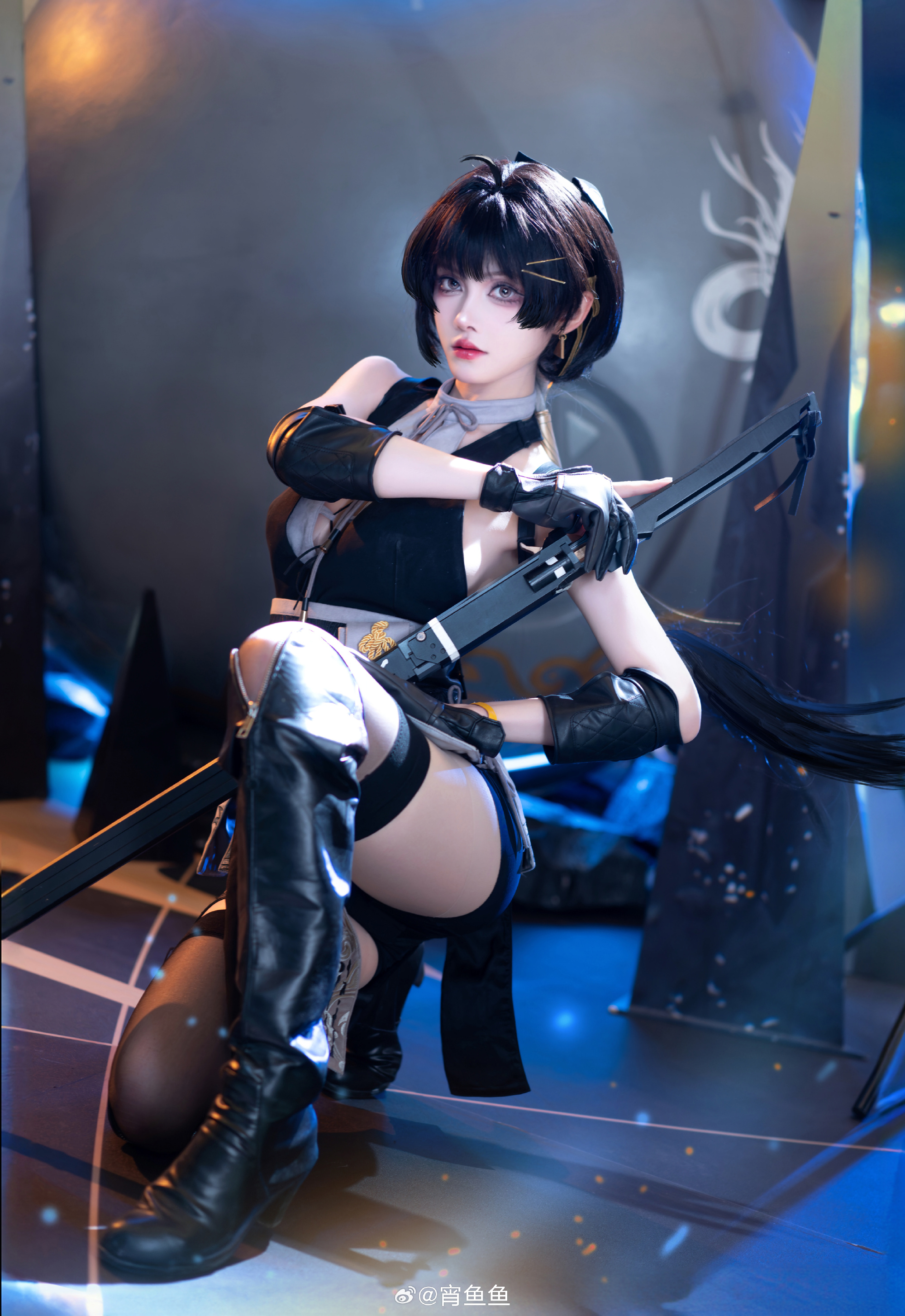 COSPLAY 漂泊者，路途还很遥远，继续前进吧 鸣潮 女漂泊者@宵鱼鱼 COSPLAY-第3张