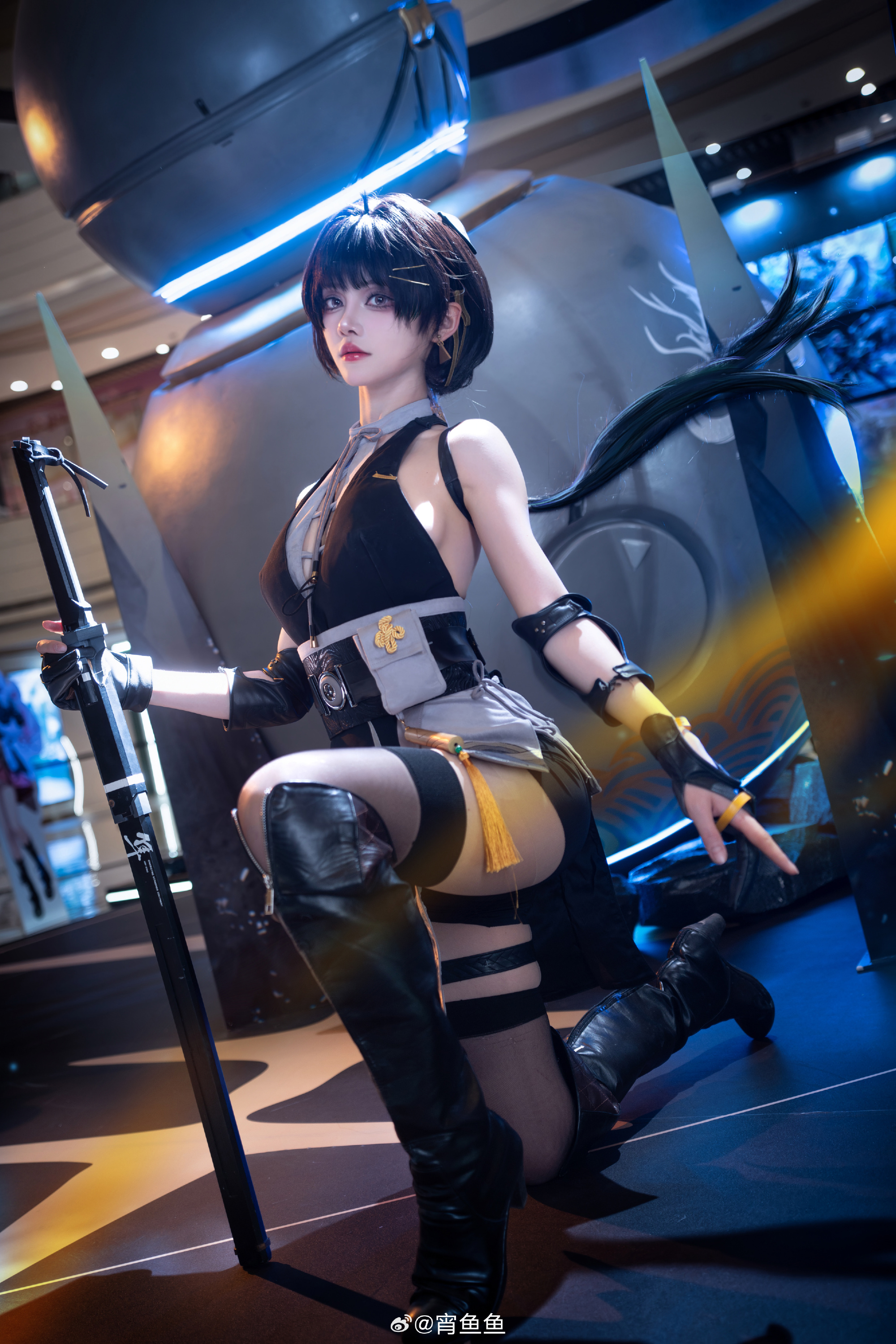 COSPLAY 漂泊者，路途还很遥远，继续前进吧 鸣潮 女漂泊者@宵鱼鱼 COSPLAY-第4张