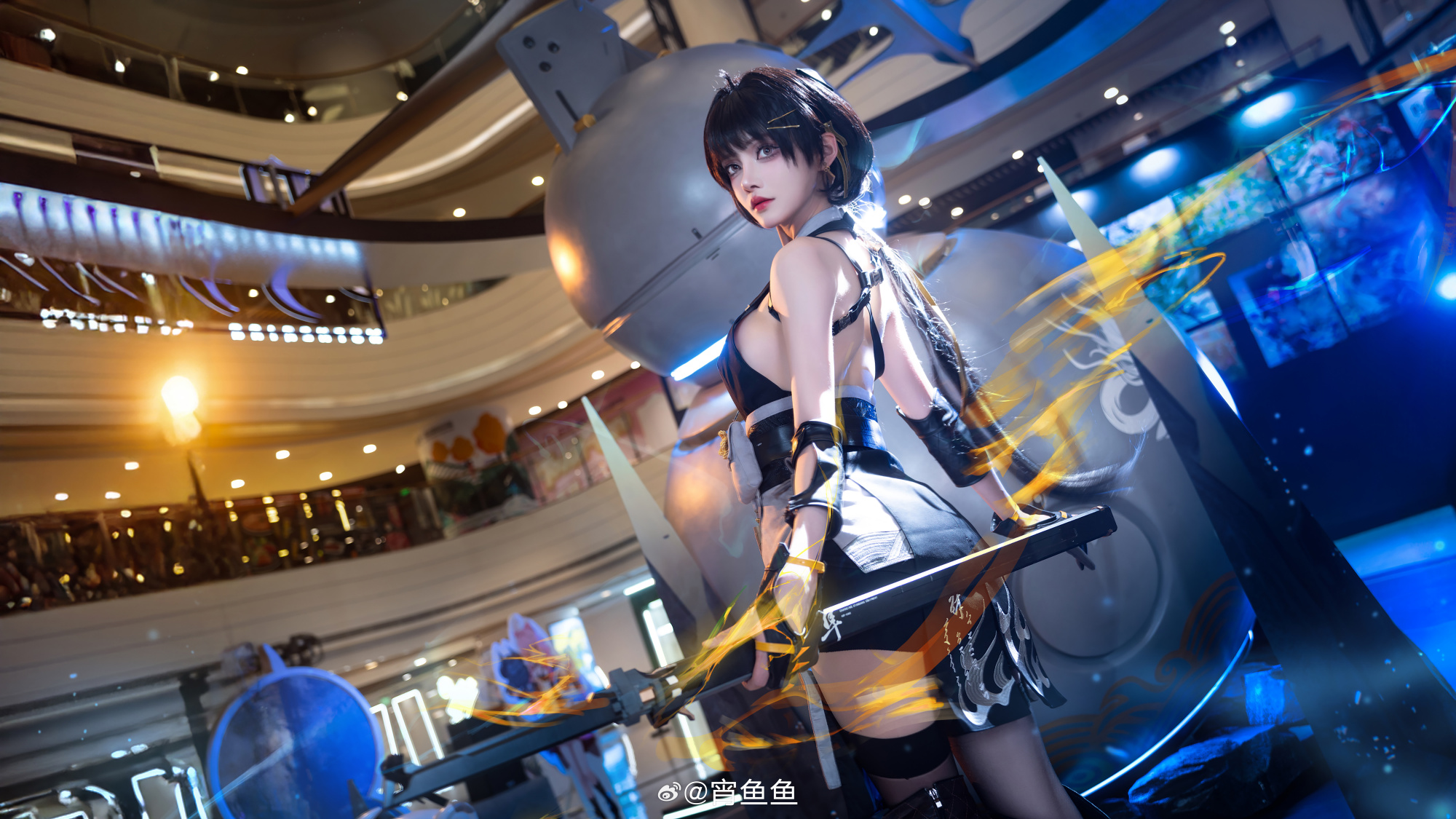 COSPLAY 漂泊者，路途还很遥远，继续前进吧 鸣潮 女漂泊者@宵鱼鱼 COSPLAY-第7张