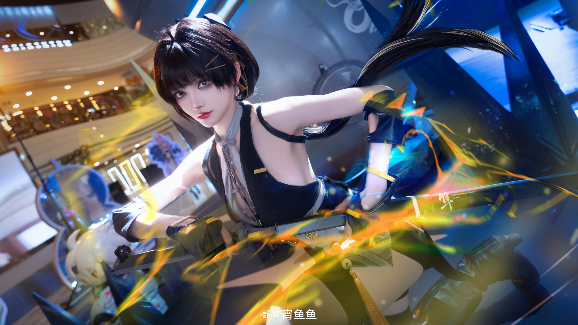 COSPLAY 漂泊者，路途还很遥远，继续前进吧 鸣潮 女漂泊者@宵鱼鱼 COSPLAY-第8张