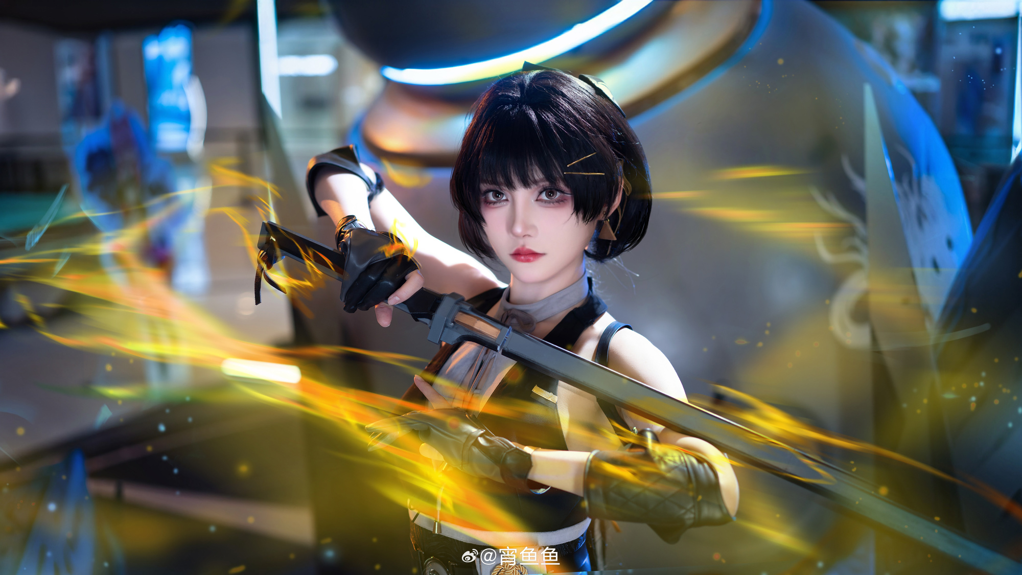 COSPLAY 漂泊者，路途还很遥远，继续前进吧 鸣潮 女漂泊者@宵鱼鱼 COSPLAY-第9张