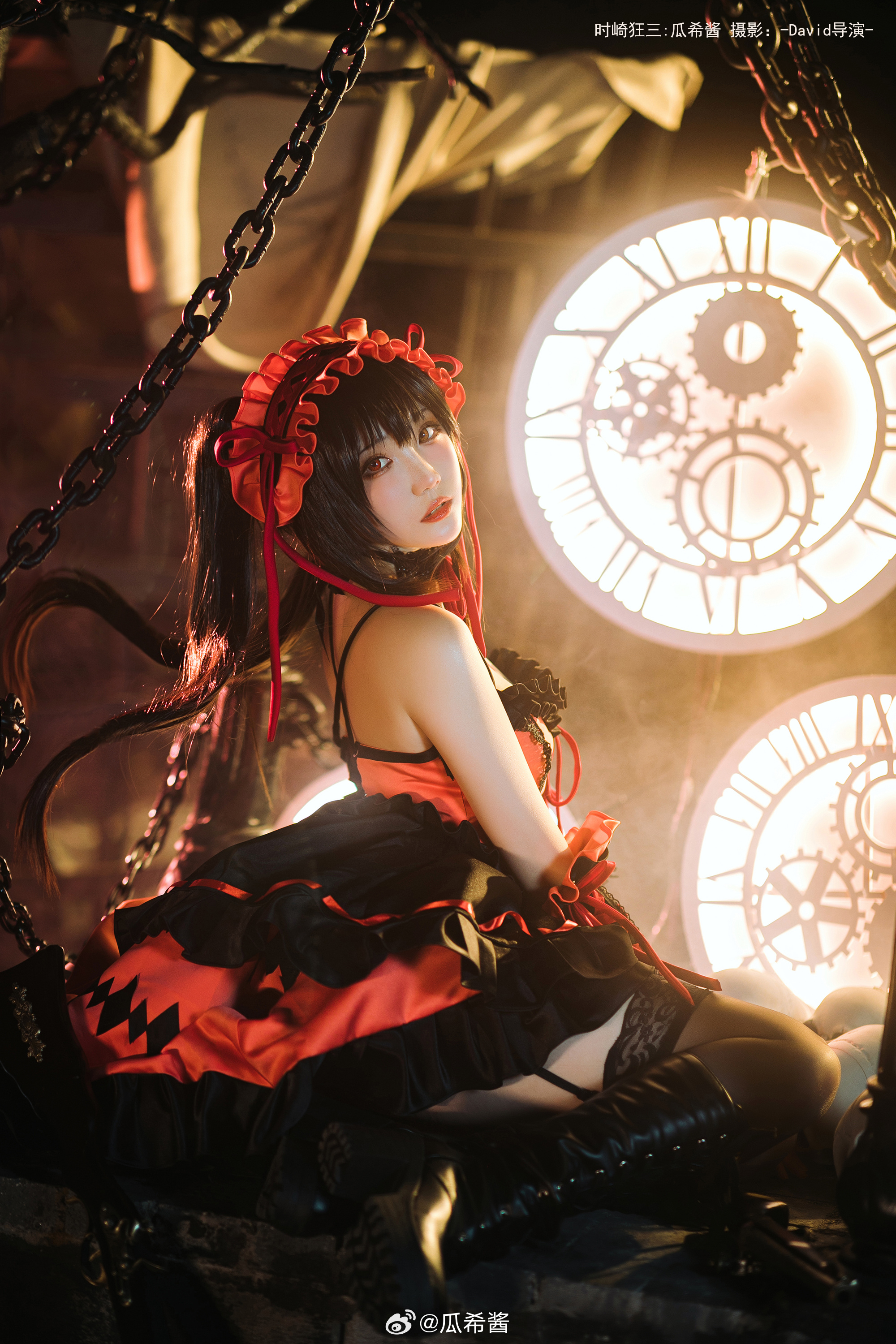 cosplay 约会大作战 -时崎狂三-@瓜希酱 COSPLAY-第1张