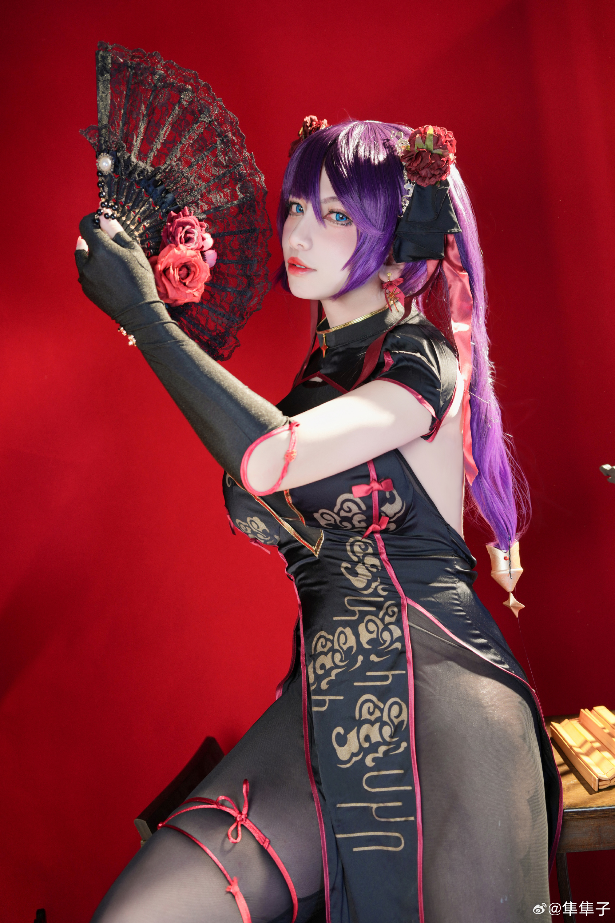cosplay 原神 莫娜旗袍@隼隼子 COSPLAY-第2张