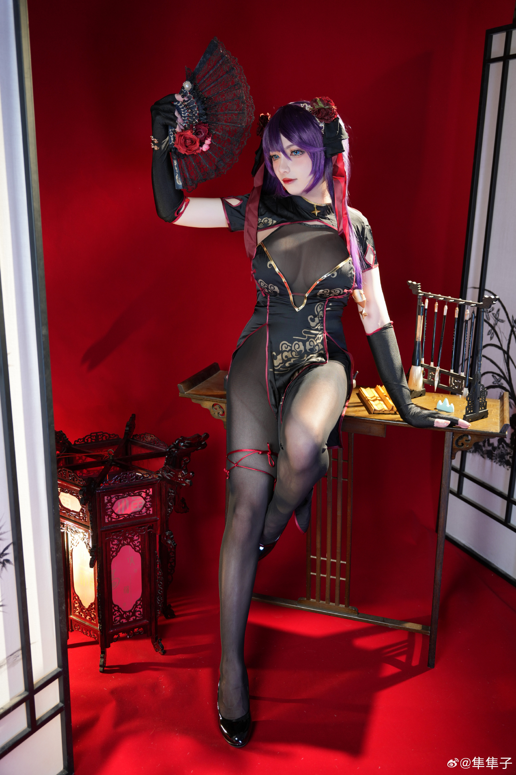 cosplay 原神 莫娜旗袍@隼隼子 COSPLAY-第5张