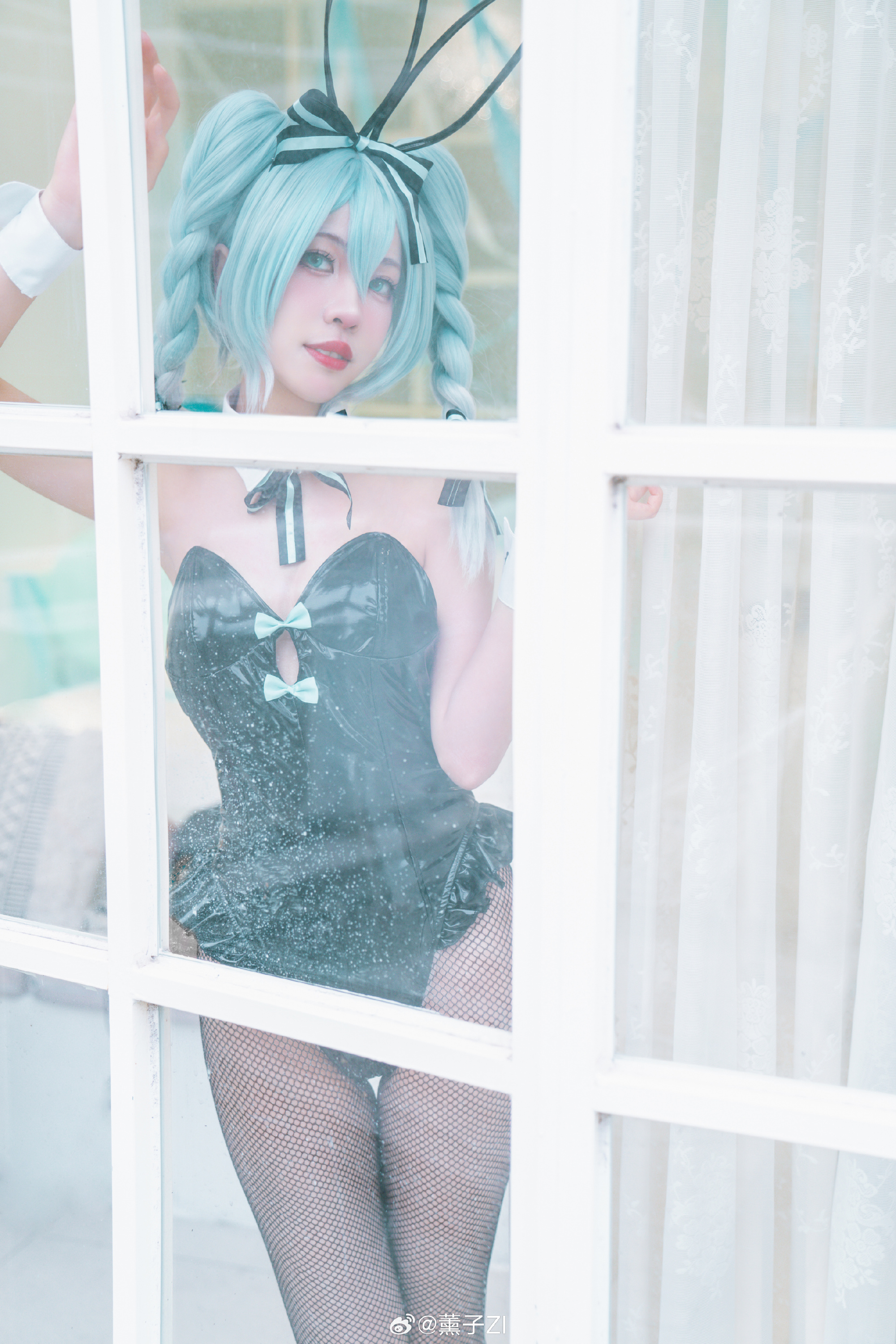 COSPLAY 今日份的兔兔能量吃啊请吃 初音ミク@薰子ZI COSPLAY-第14张