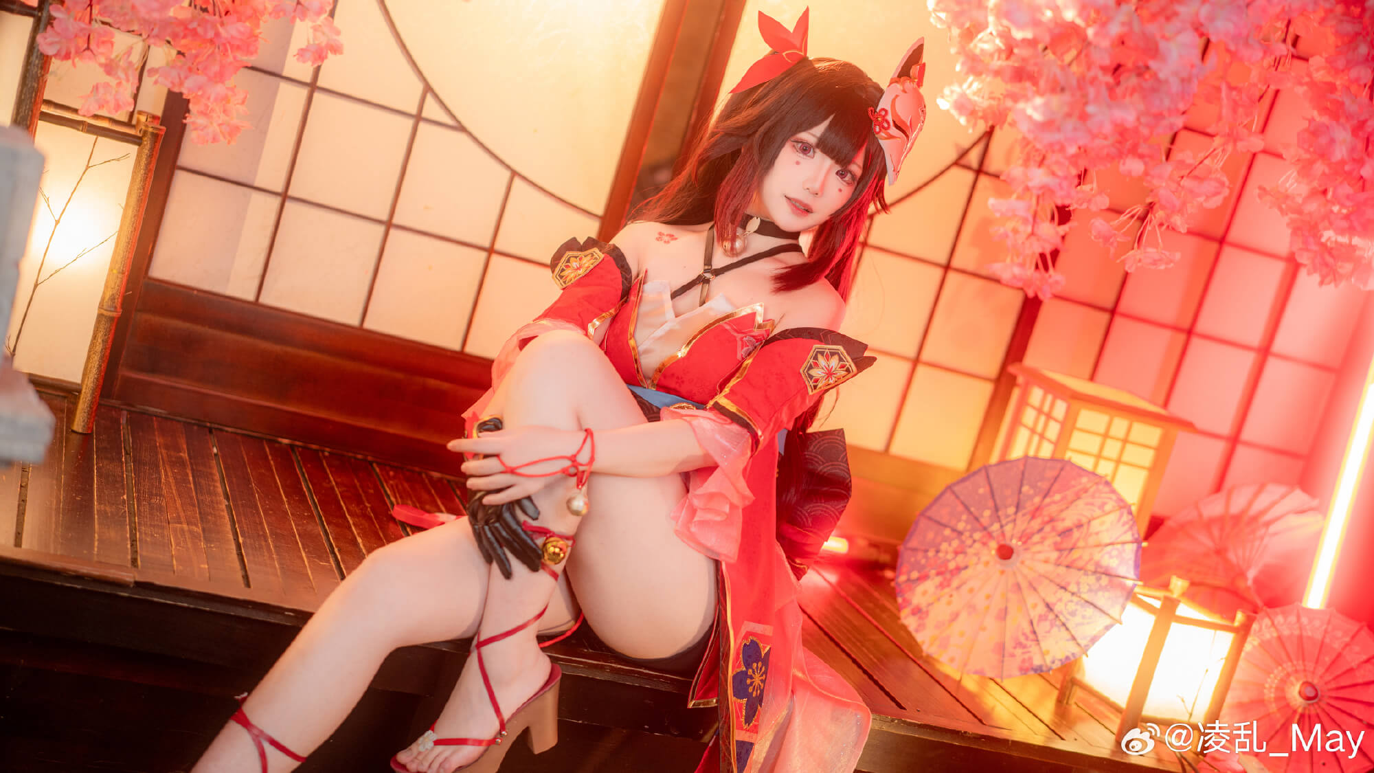COSPLAY 不要发愣嘛~亲爱的，你要找的花火在~这~里~哦~ 崩坏：星穹铁道 花火@凌乱_May COSPLAY-第3张