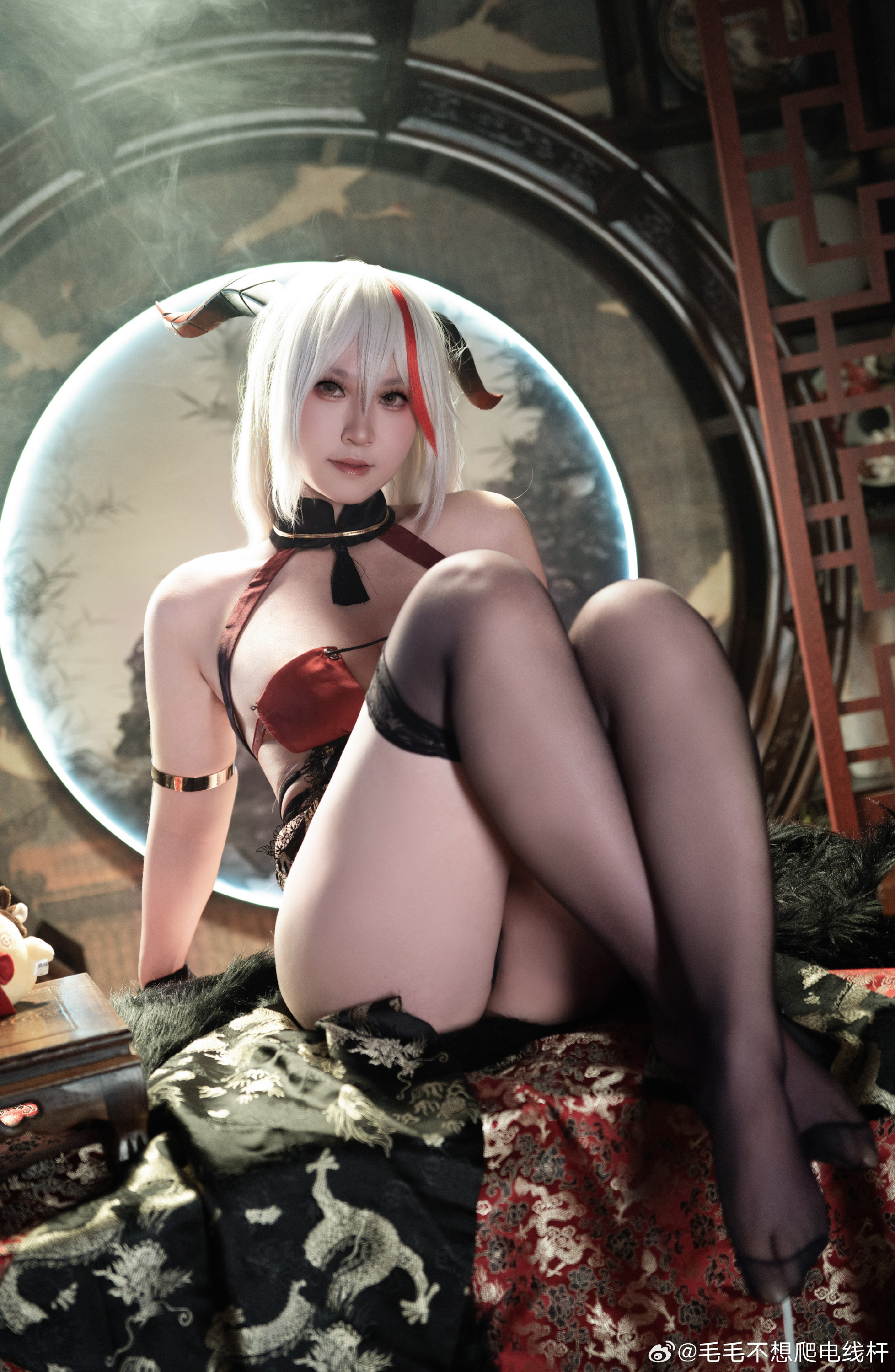 cosplay 拖更了好久！恢复更新系列 碧蓝航线 埃吉尔cos@毛毛不想爬电线杆 COSPLAY-第1张