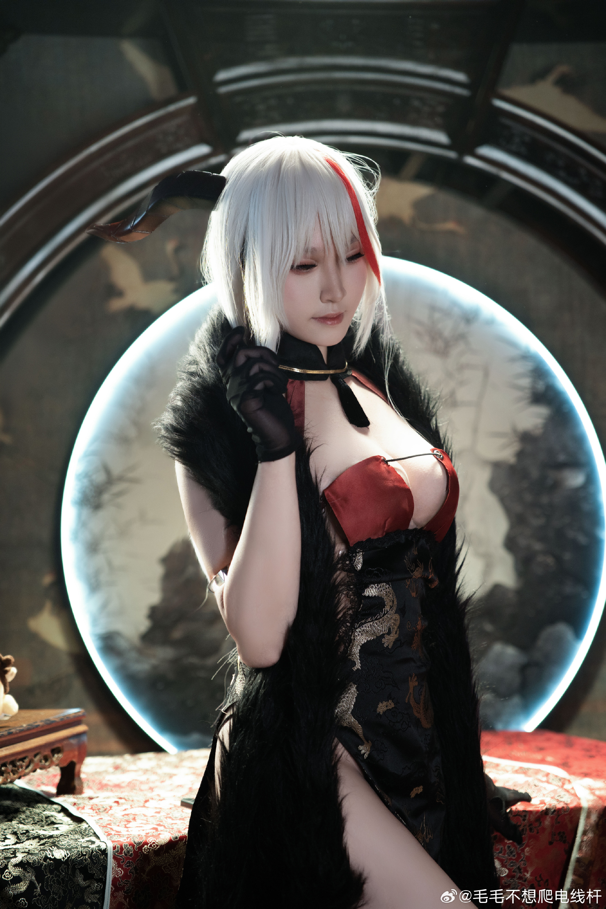 cosplay 拖更了好久！恢复更新系列 碧蓝航线 埃吉尔cos@毛毛不想爬电线杆 COSPLAY-第8张