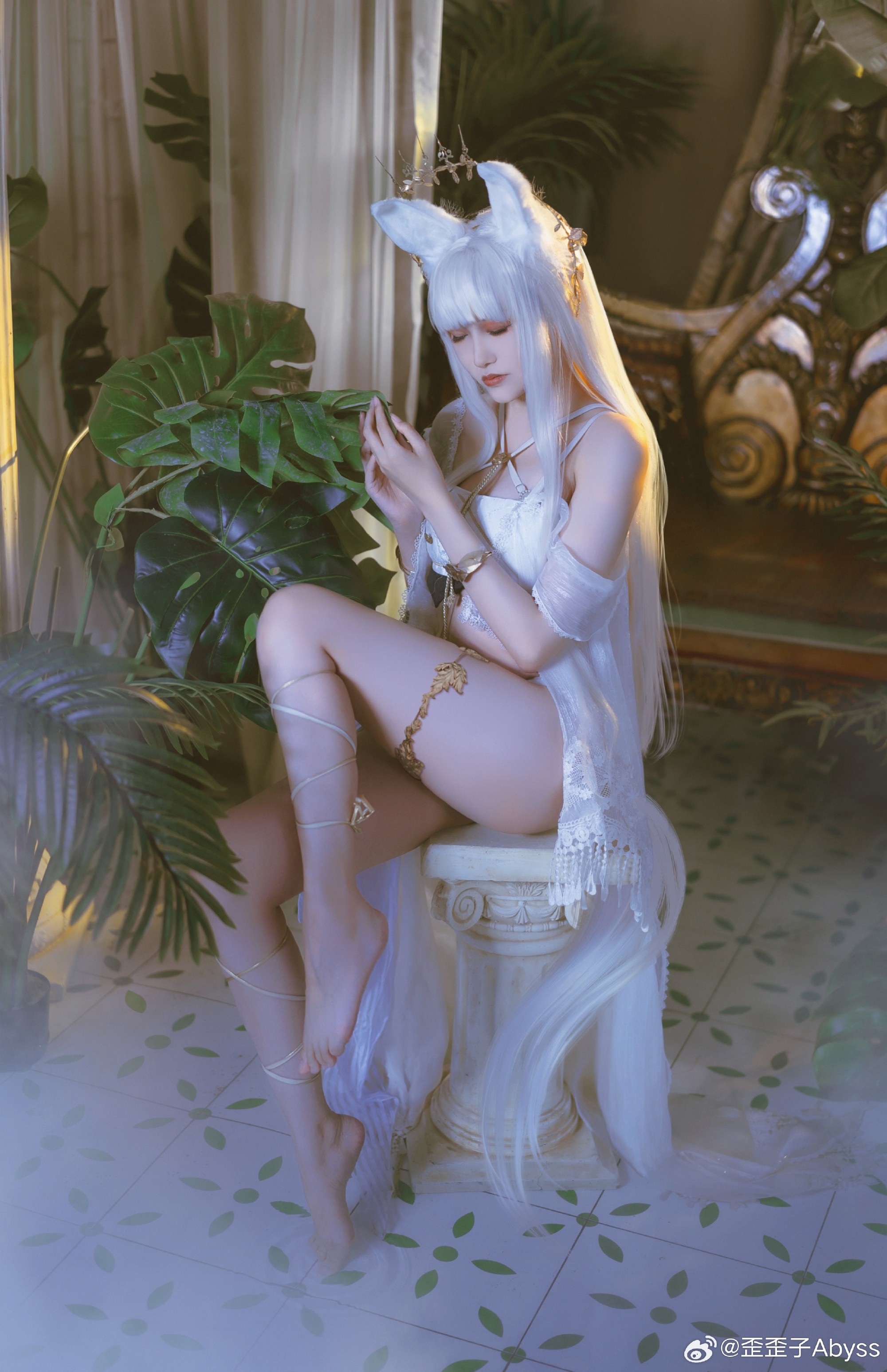 COSPLAY 前年的图终于吐出来了  明日方舟 白金@歪歪子Abyss COSPLAY-第3张