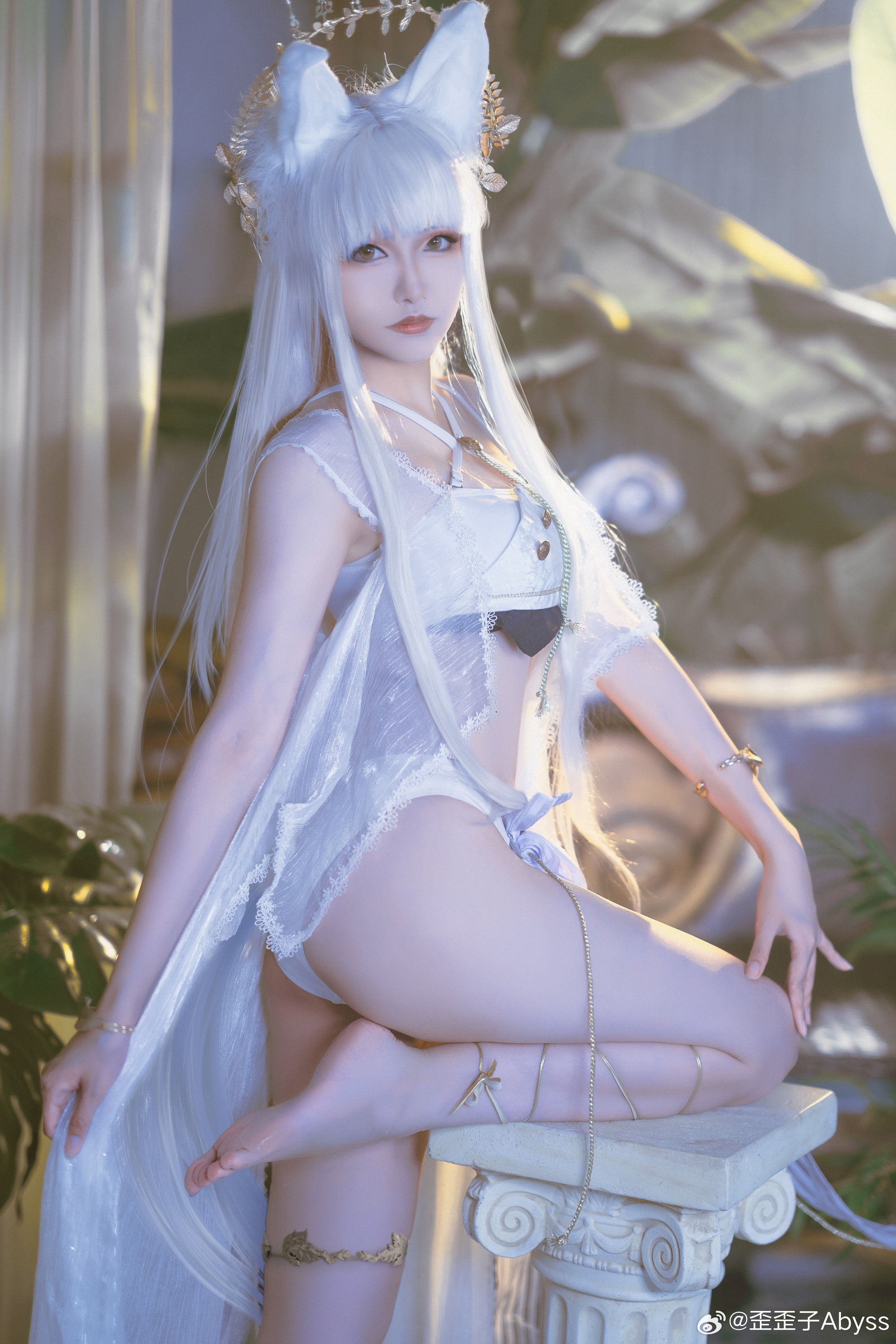 COSPLAY 前年的图终于吐出来了  明日方舟 白金@歪歪子Abyss COSPLAY-第1张