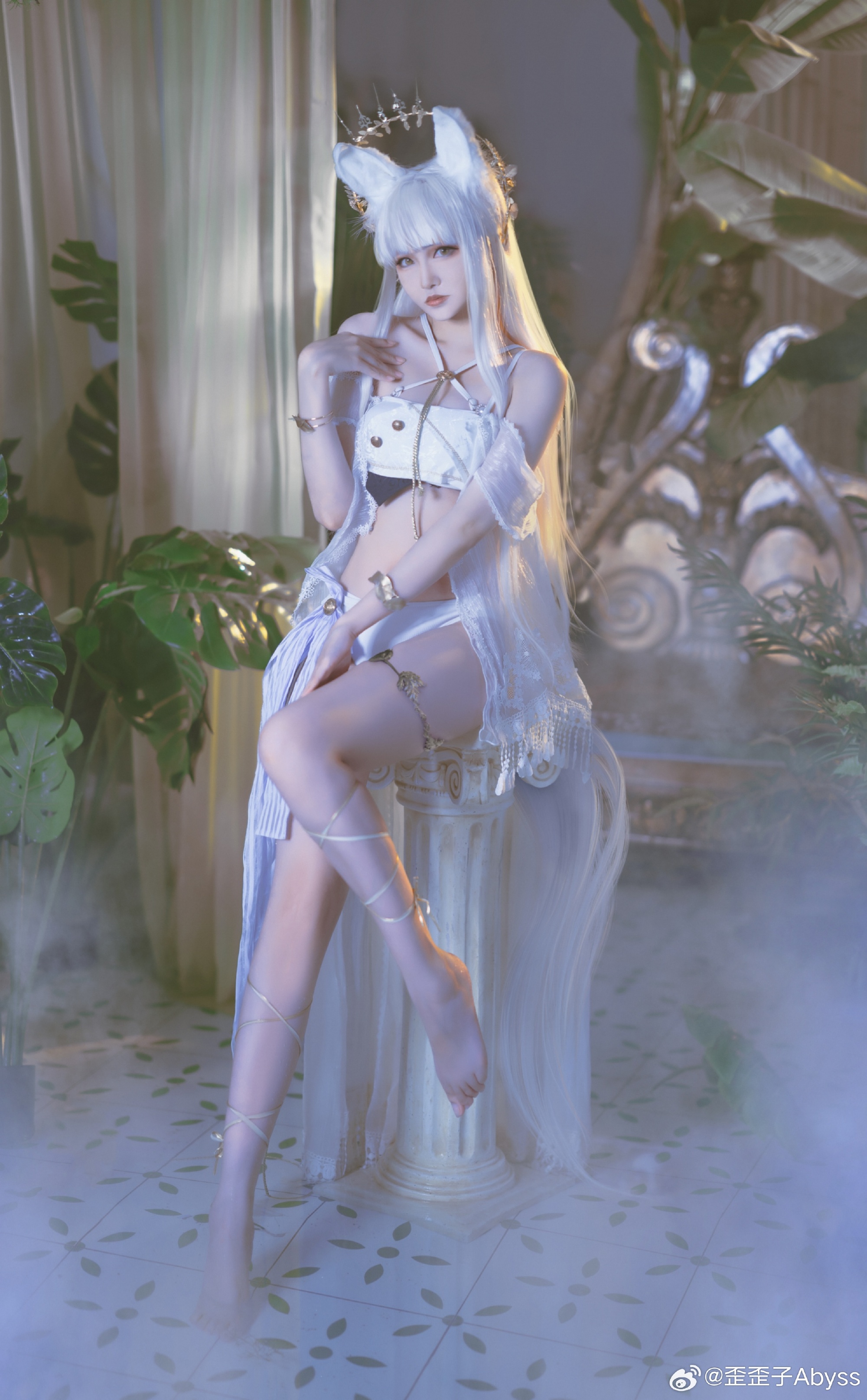 COSPLAY 前年的图终于吐出来了  明日方舟 白金@歪歪子Abyss COSPLAY-第6张