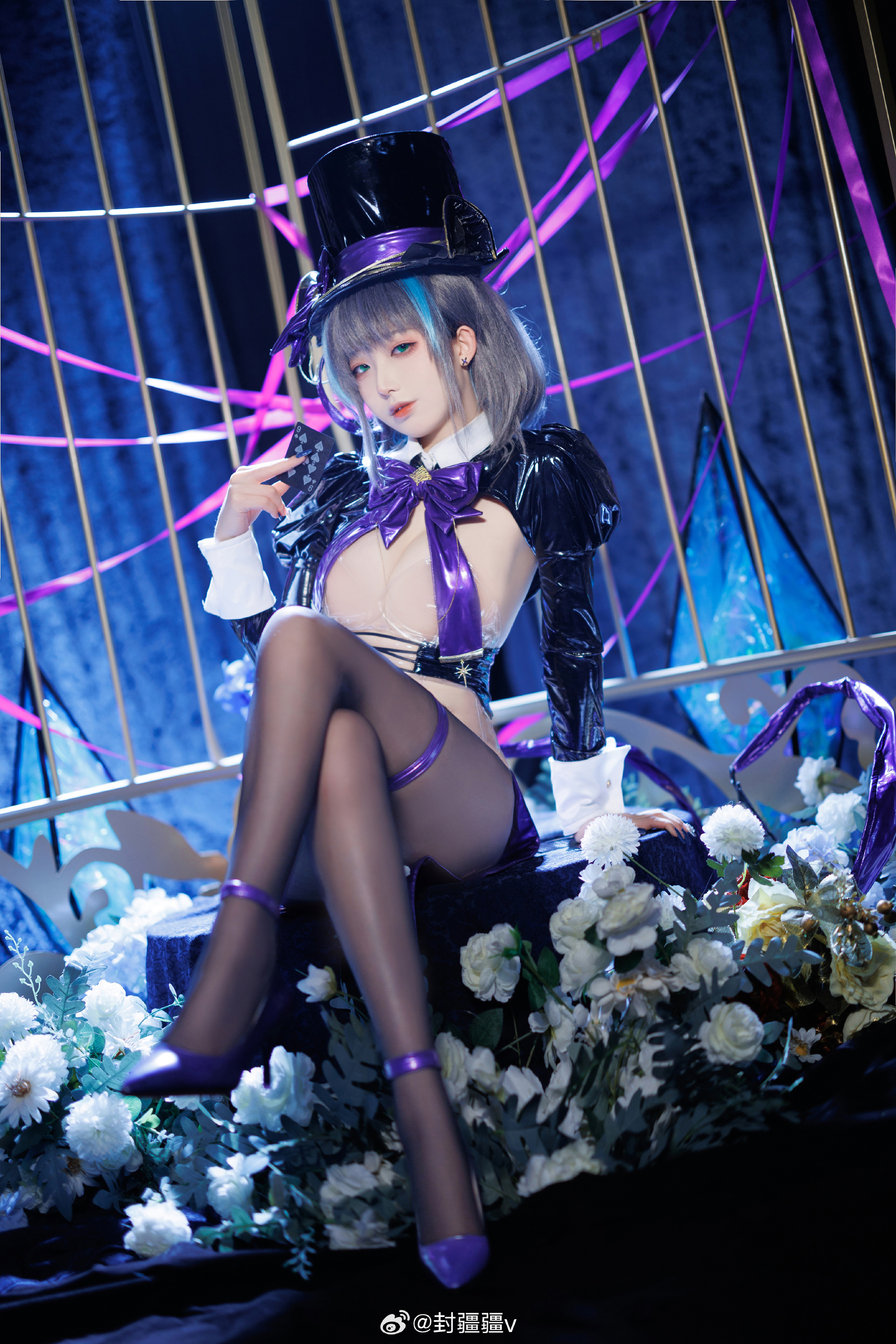 COSPLAY 碧蓝航线 柴郡魔术师～绚烂夜梦@封疆疆v COSPLAY-第2张