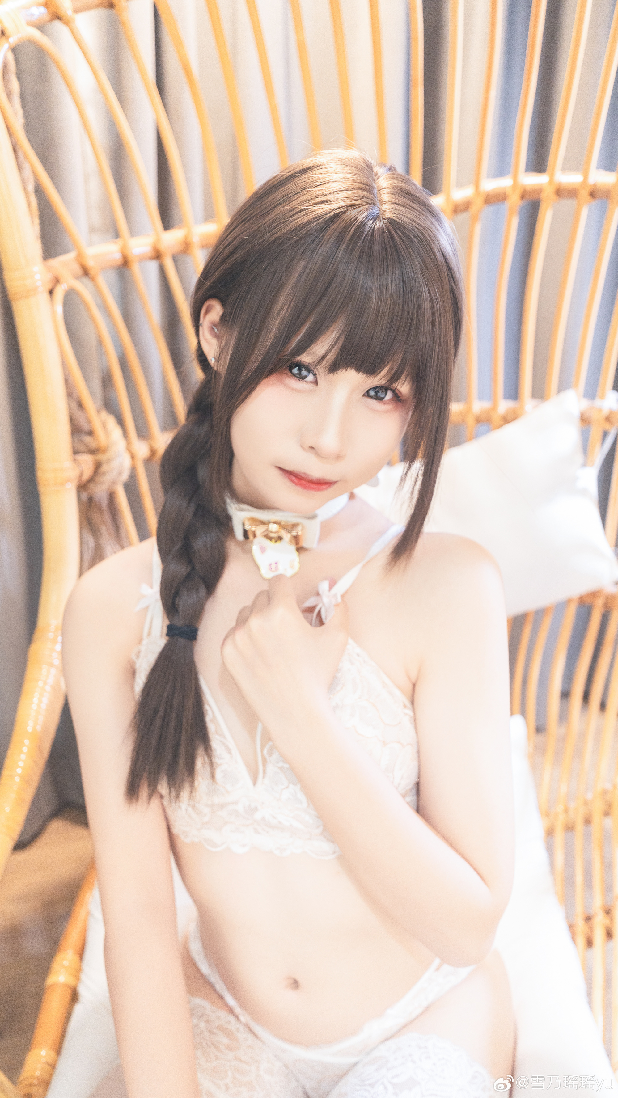 少女写真 白丝系列@雪乃瑶瑶yu 摄影-第6张