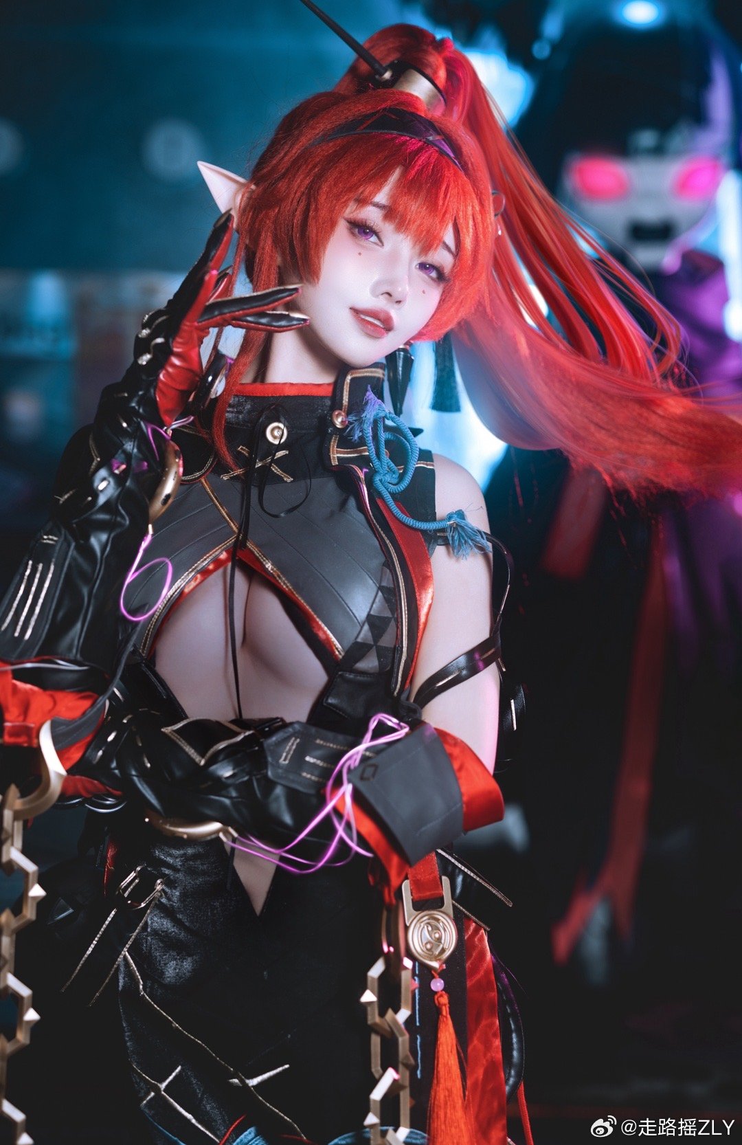 COSPLAY 欢迎来到，吟霖的神秘派对 鸣潮 吟霖@走路摇ZLY COSPLAY-第1张