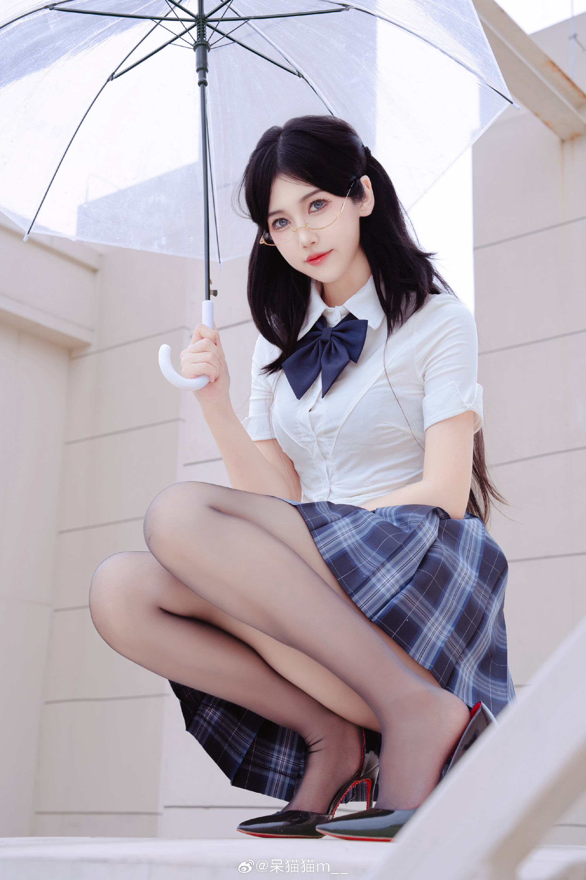 JK写真 上天台  学姐有秘密要跟你说 ​​​@呆猫猫m__ 摄影-第2张