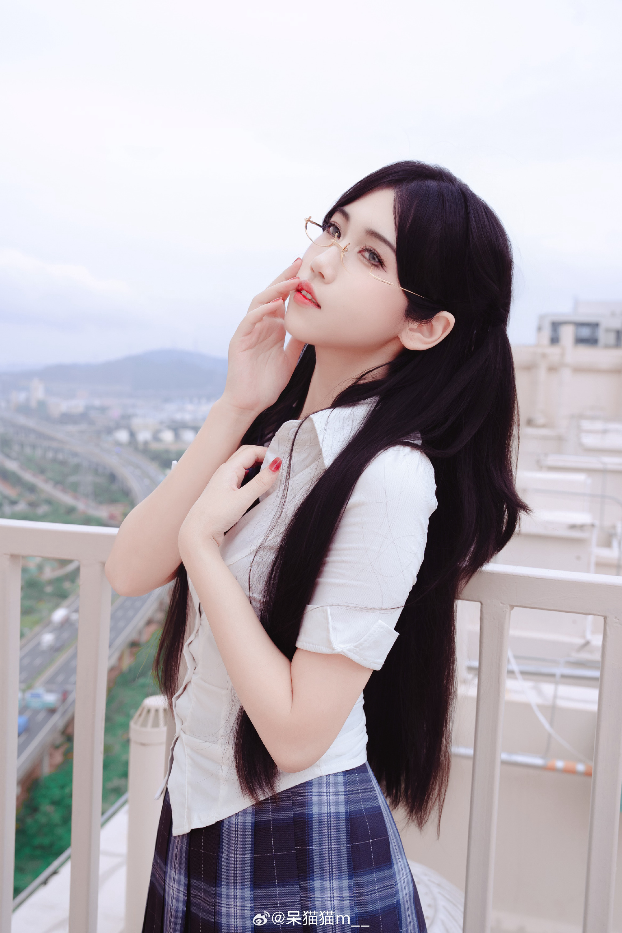 JK写真 上天台  学姐有秘密要跟你说 ​​​@呆猫猫m__ 摄影-第9张