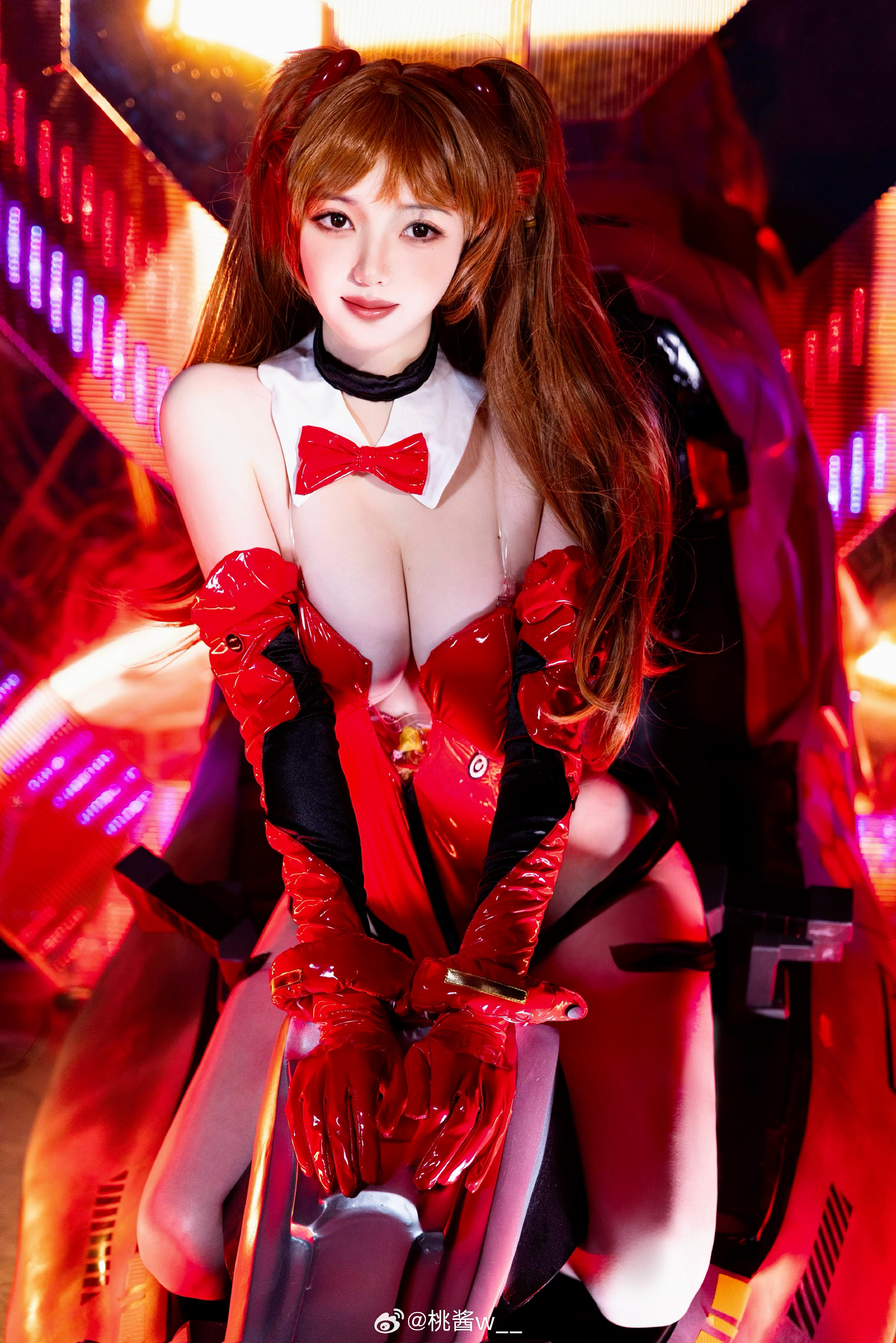 COSPLAY 来拥抱我，来带我走 新世纪福音战士 明日香@桃酱w__ COSPLAY-第1张