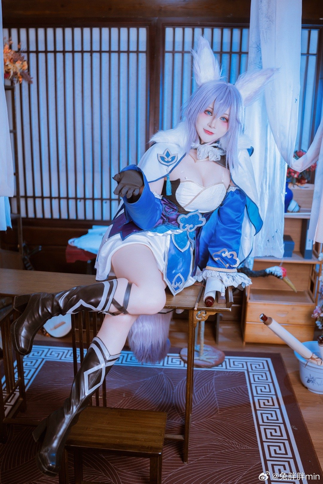 COSPLAY 星穹铁道 白珩@兔胖胖min COSPLAY-第1张