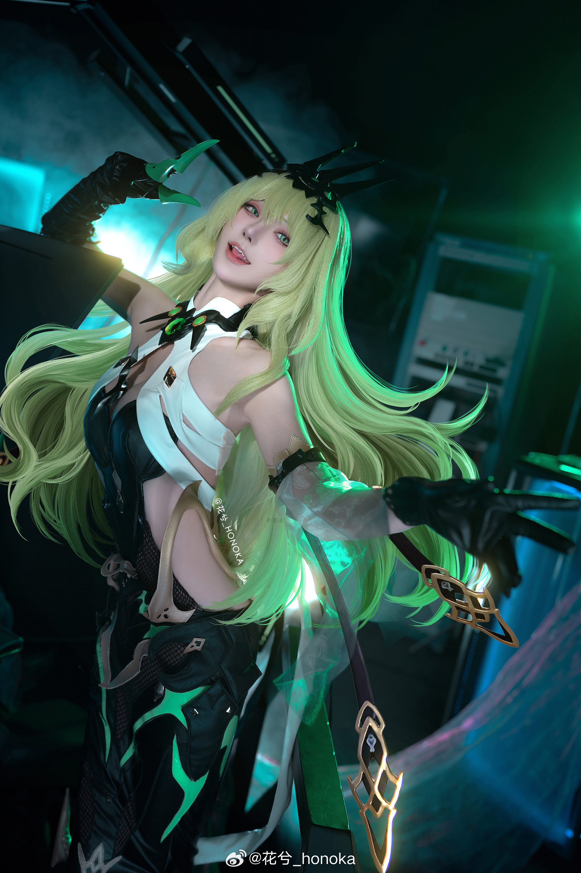 COSPLAY 抓到你了～小白鼠 崩坏3 醒梦曙影@花兮_honoka COSPLAY-第2张