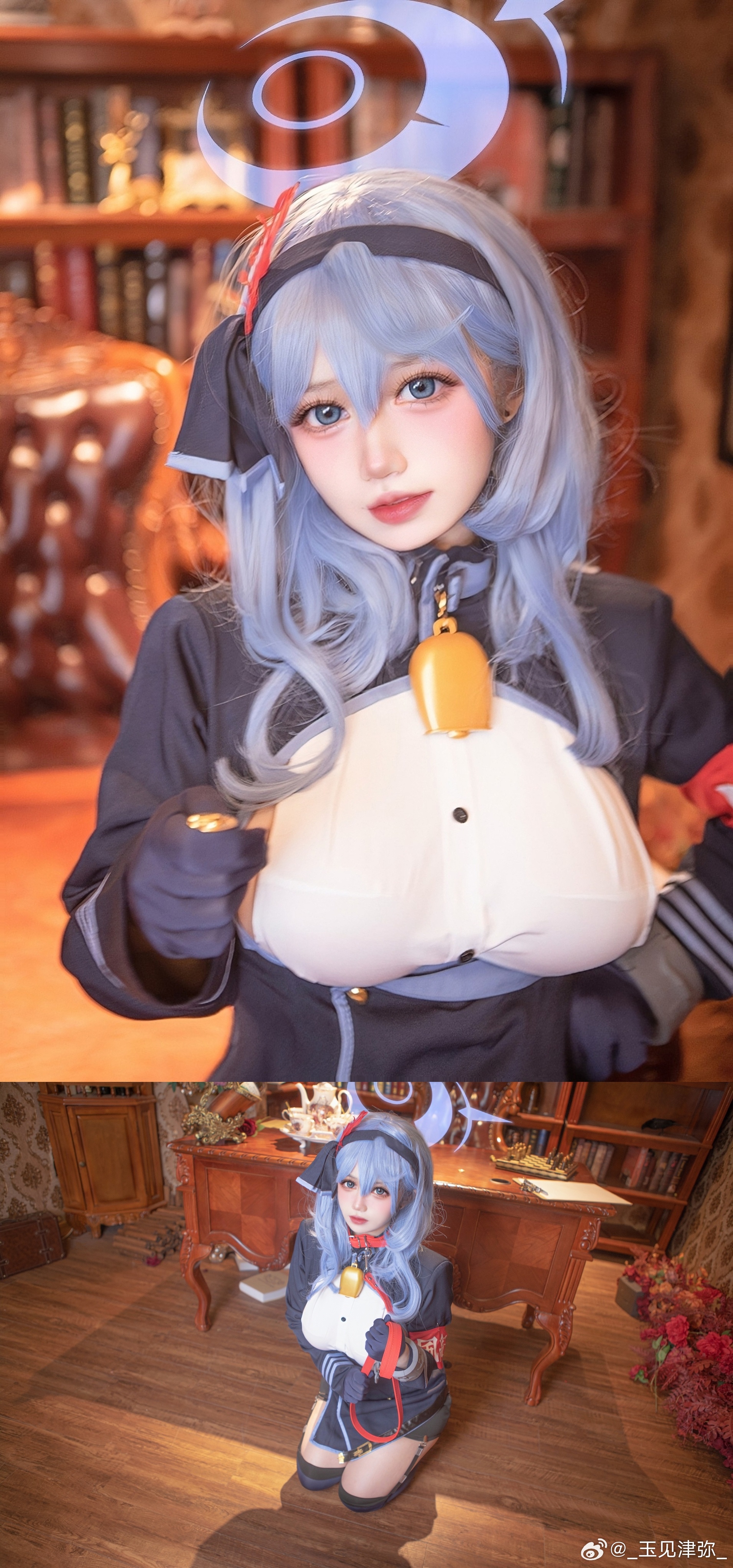 COSPLAY 亚子终于成功产出啦！  蔚蓝档案 天雨亚子@_玉见津弥_ COSPLAY-第1张