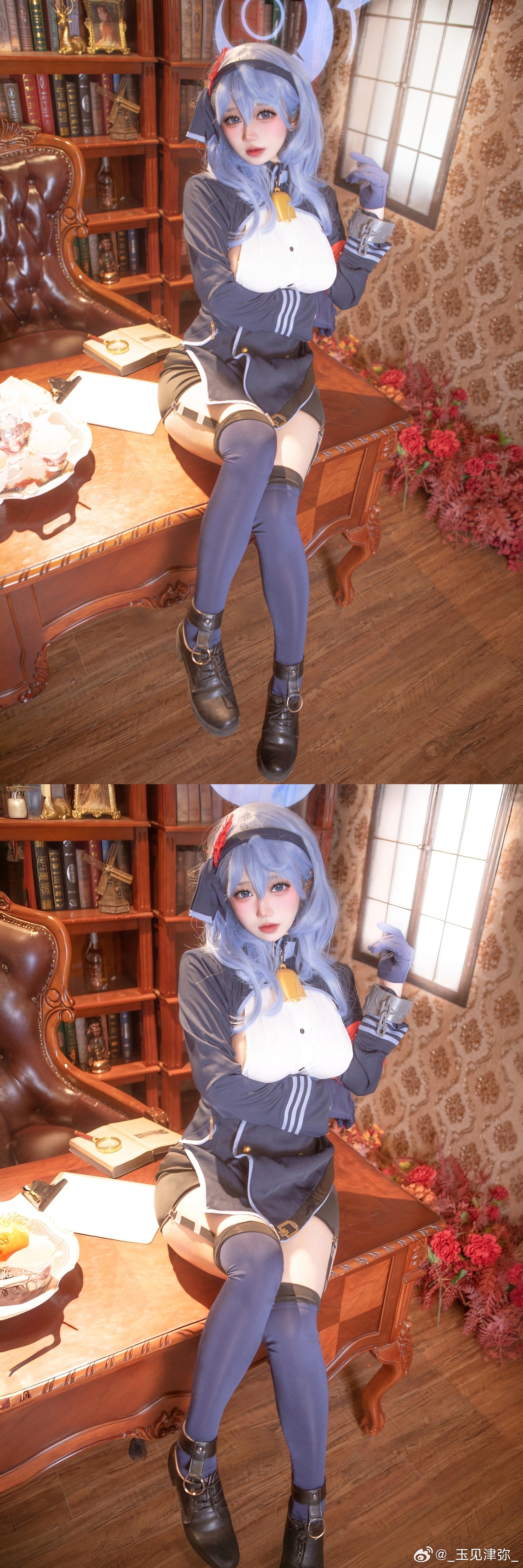 COSPLAY 亚子终于成功产出啦！  蔚蓝档案 天雨亚子@_玉见津弥_ COSPLAY-第4张