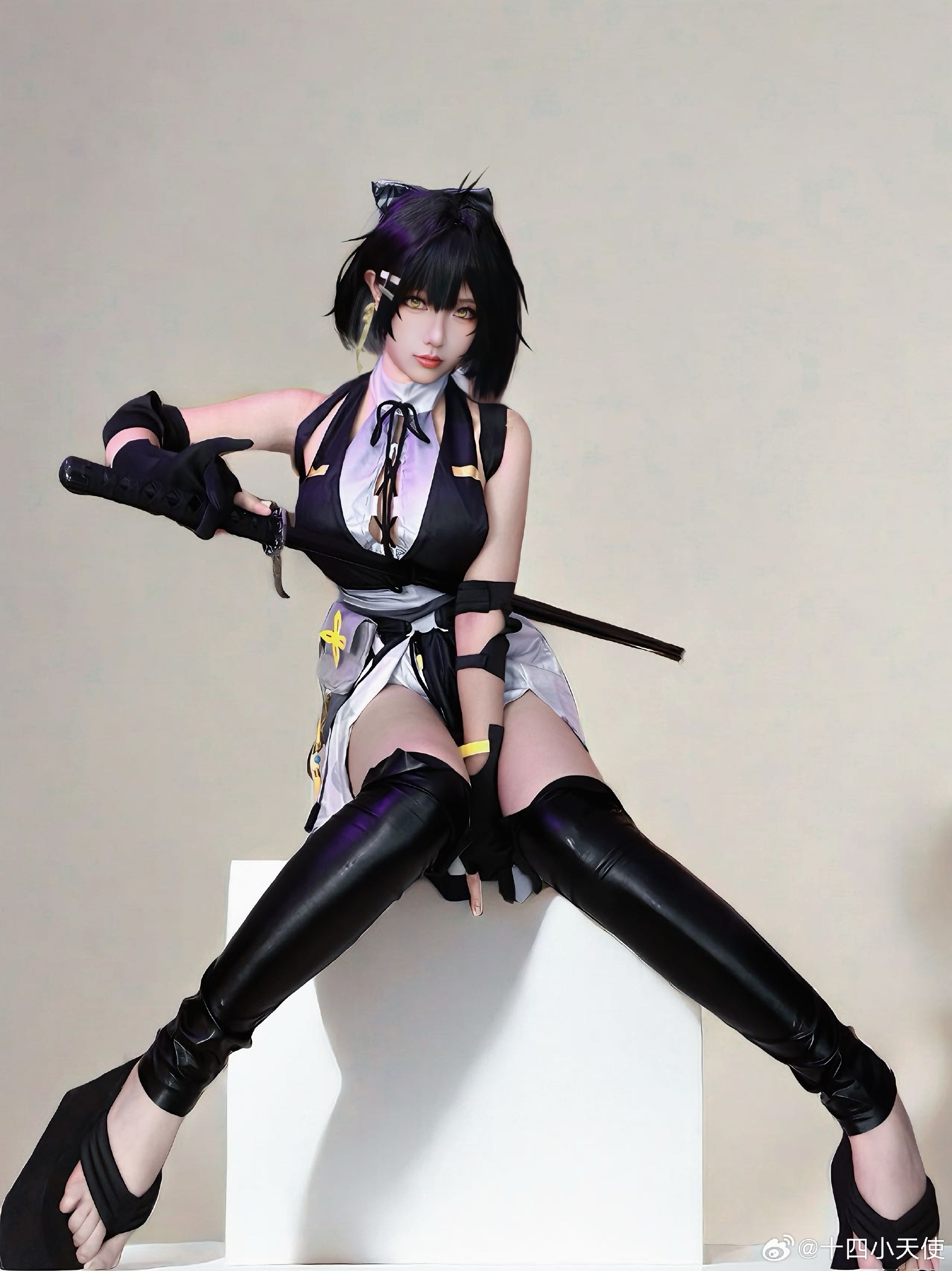 COSPLAY 我看这漂泊者也是风韵犹存 鸣潮 漂泊者@十四小天使 COSPLAY-第9张