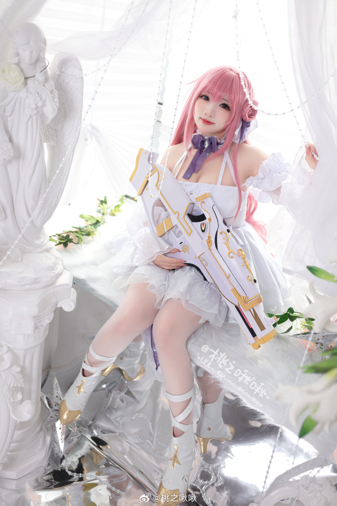 COSPLAY nikke:胜利女神 桃乐丝@@桃之啾啾 COSPLAY-第1张