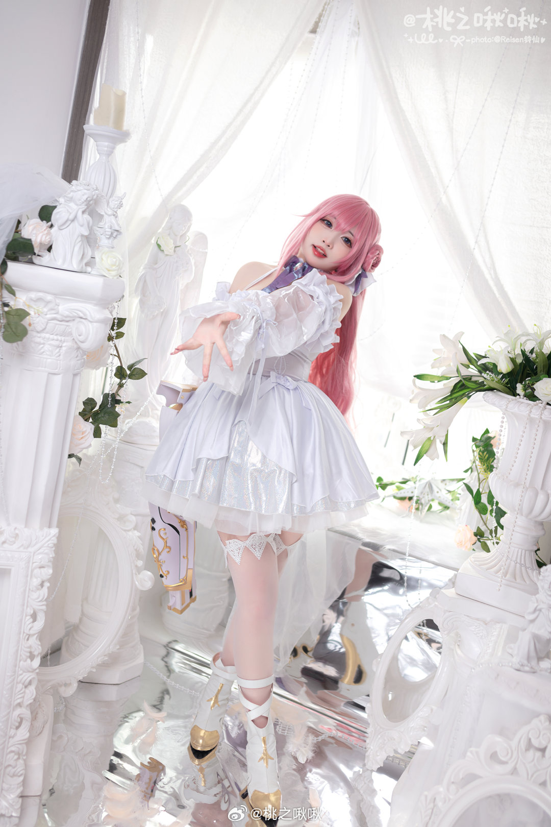 COSPLAY nikke:胜利女神 桃乐丝@@桃之啾啾 COSPLAY-第5张