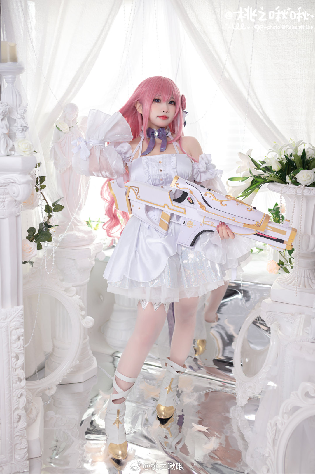 COSPLAY nikke:胜利女神 桃乐丝@@桃之啾啾 COSPLAY-第7张
