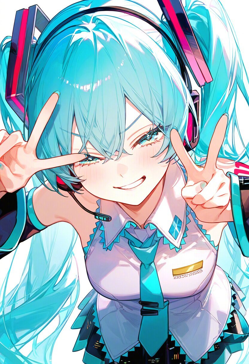 插画美图 一些萌萌哒miku酱 初音未来插画@poco 插画-第6张