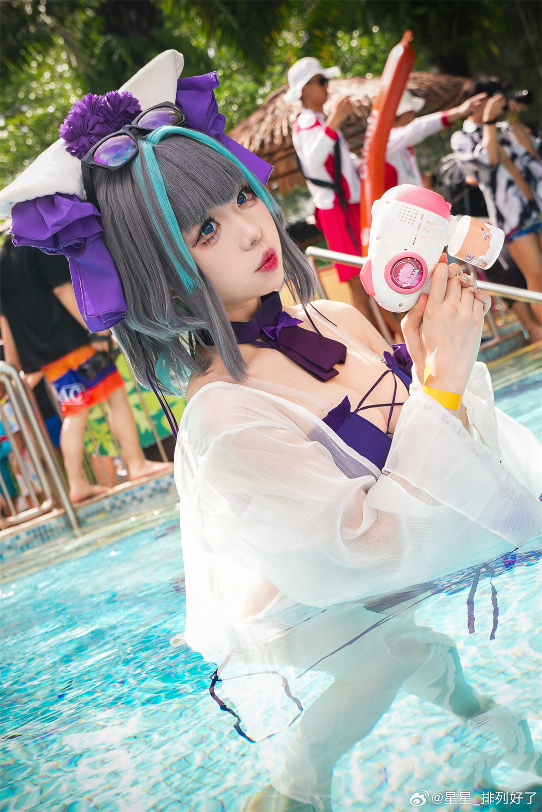 COSPLAY  柴猫猫yyds ！！！ 碧蓝航线 柴郡cos@星星_排列好了 COSPLAY-第3张