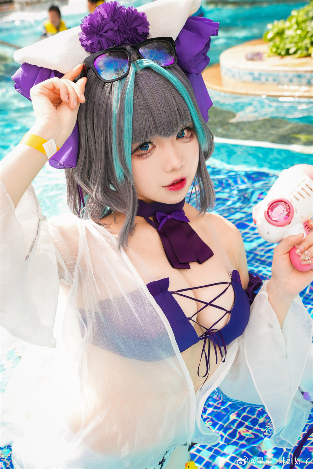 COSPLAY  柴猫猫yyds ！！！ 碧蓝航线 柴郡cos@星星_排列好了 COSPLAY-第1张